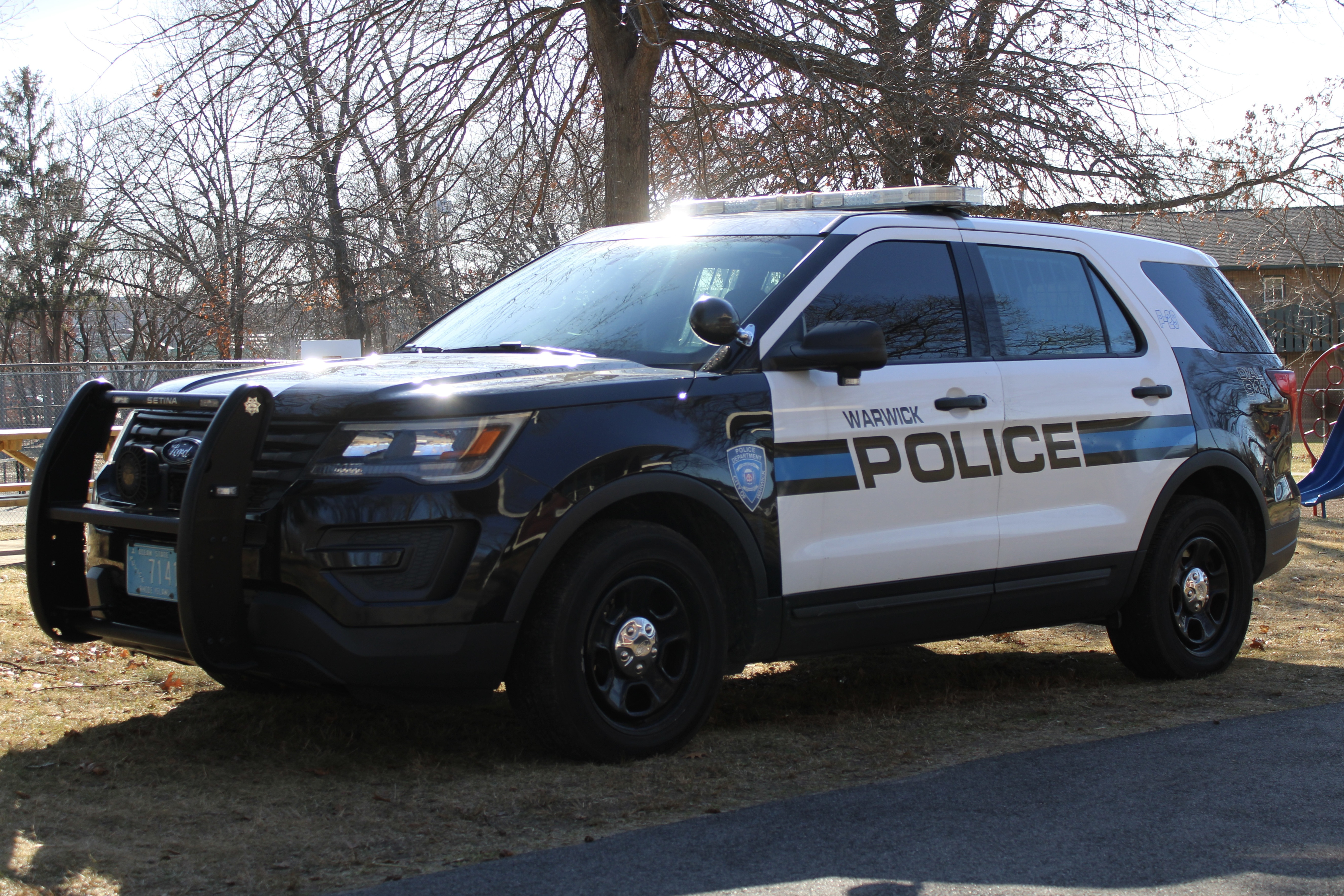 A photo  of Warwick Police
            Cruiser P-29, a 2019 Ford Police Interceptor Utility             taken by @riemergencyvehicles