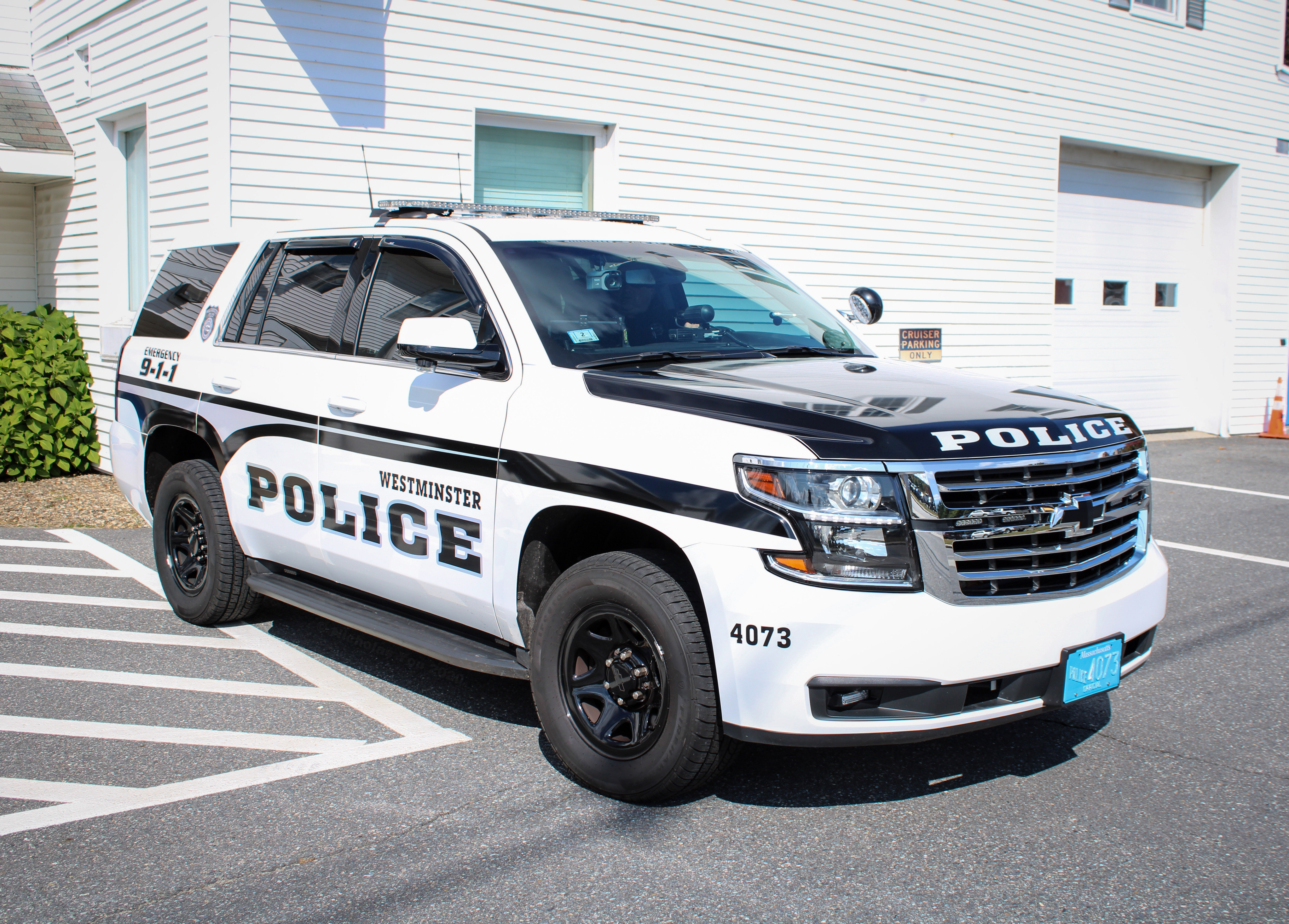 A photo  of Westminster Police
            Cruiser 4073, a 2020 Chevrolet Tahoe             taken by Nicholas You