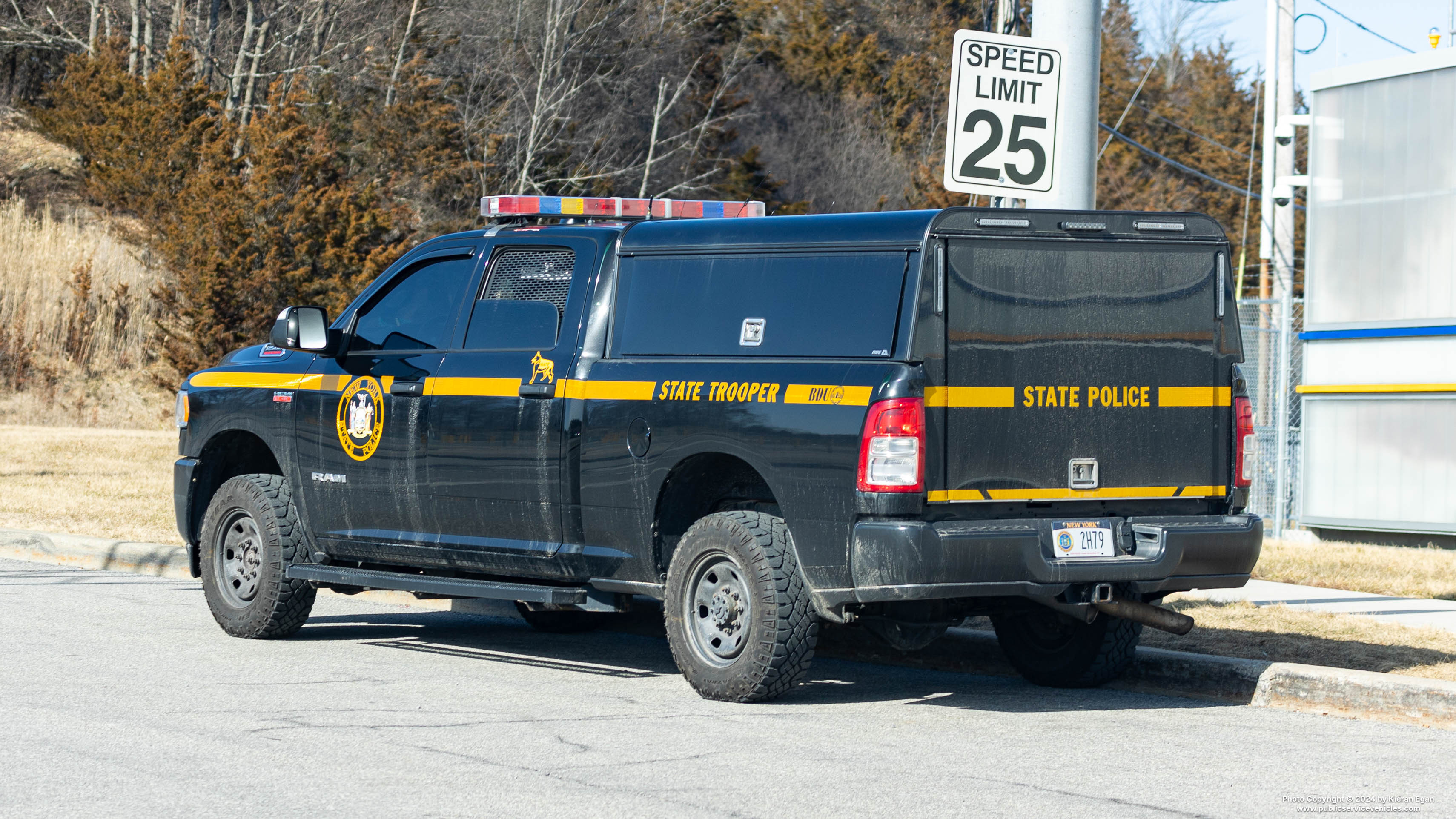 A photo  of New York State Police
            Cruiser 2H79, a 2019-2022 RAM 2500 Crew Cab             taken by Kieran Egan