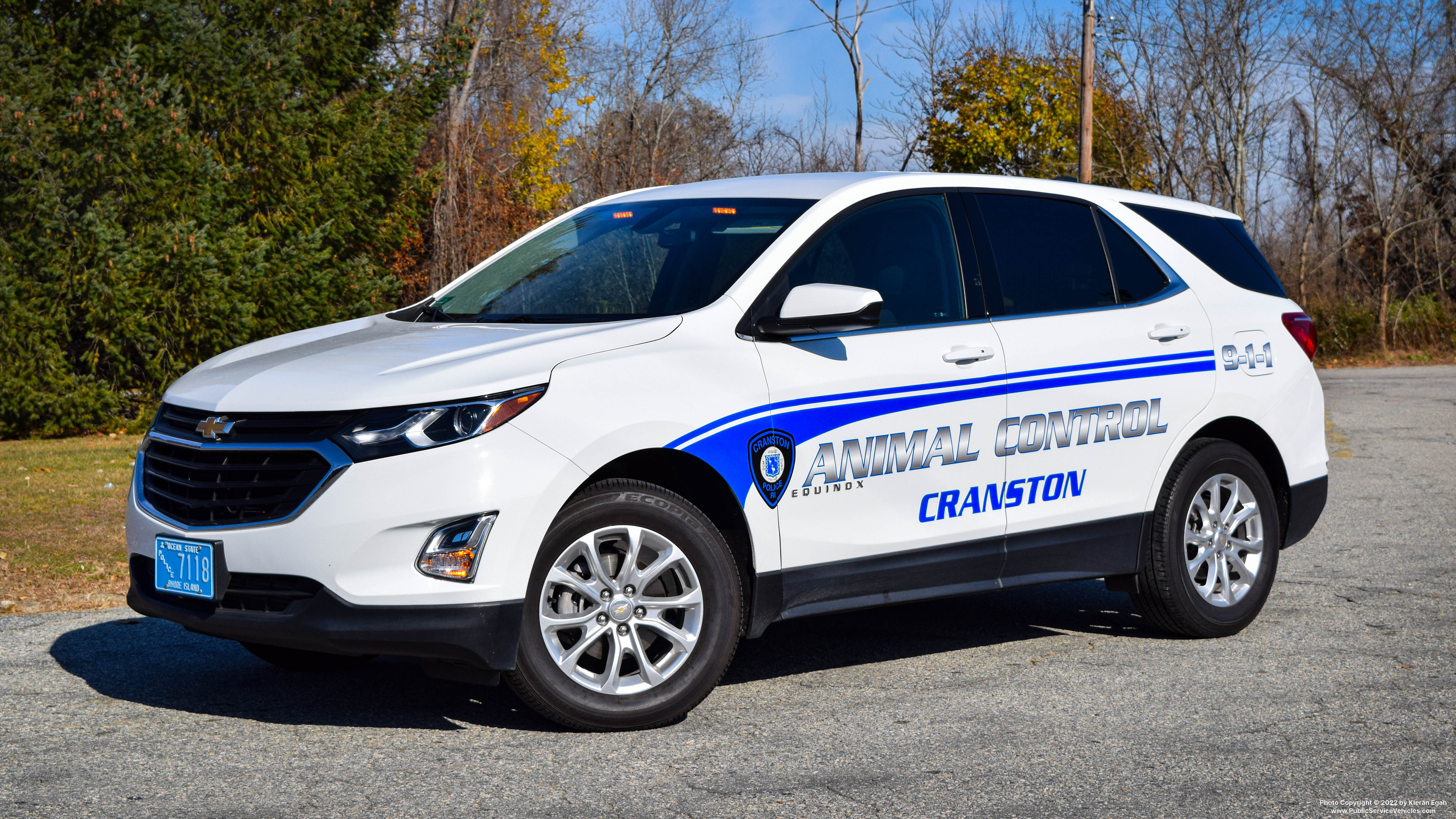 A photo  of Cranston Police
            Animal Control Unit, a 2018-2021 Chevrolet Equinox             taken by Kieran Egan
