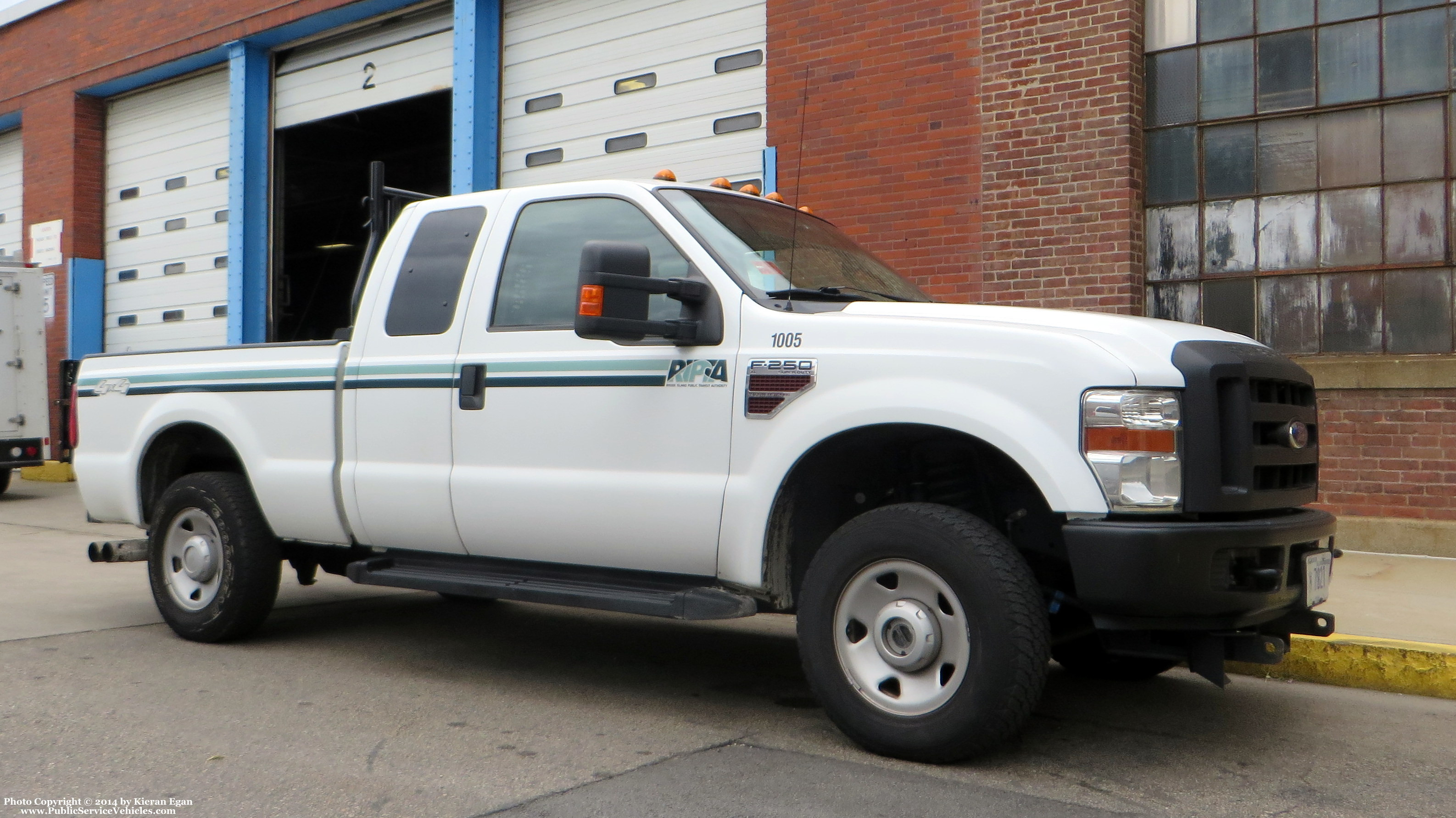 A photo  of Rhode Island Public Transit Authority
            Truck 41005, a 2010 Ford F-250 XL Super Cab             taken by Kieran Egan