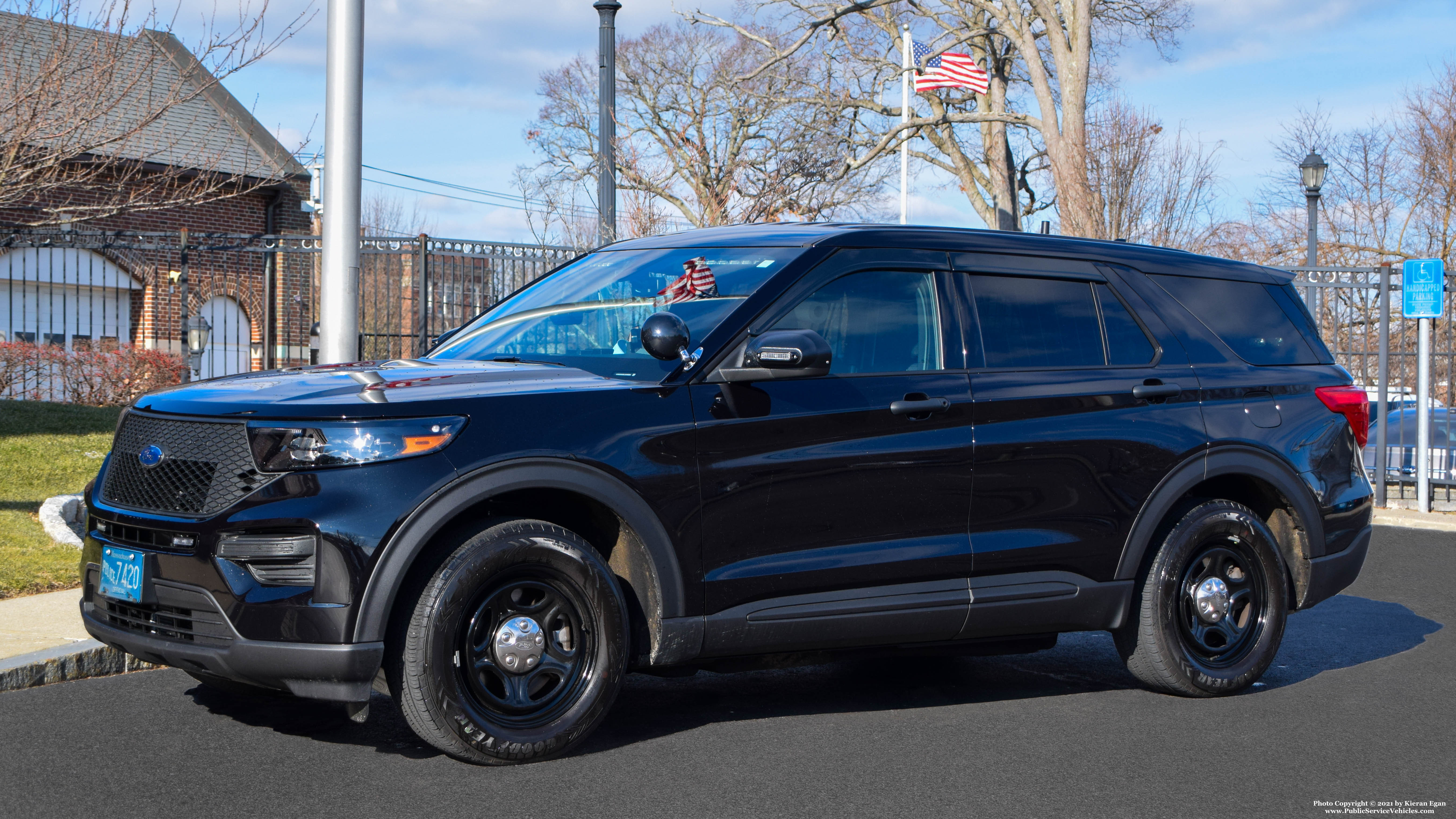 A photo  of North Attleborough Police
            Cruiser 20, a 2020 Ford Police Interceptor Utility             taken by Kieran Egan