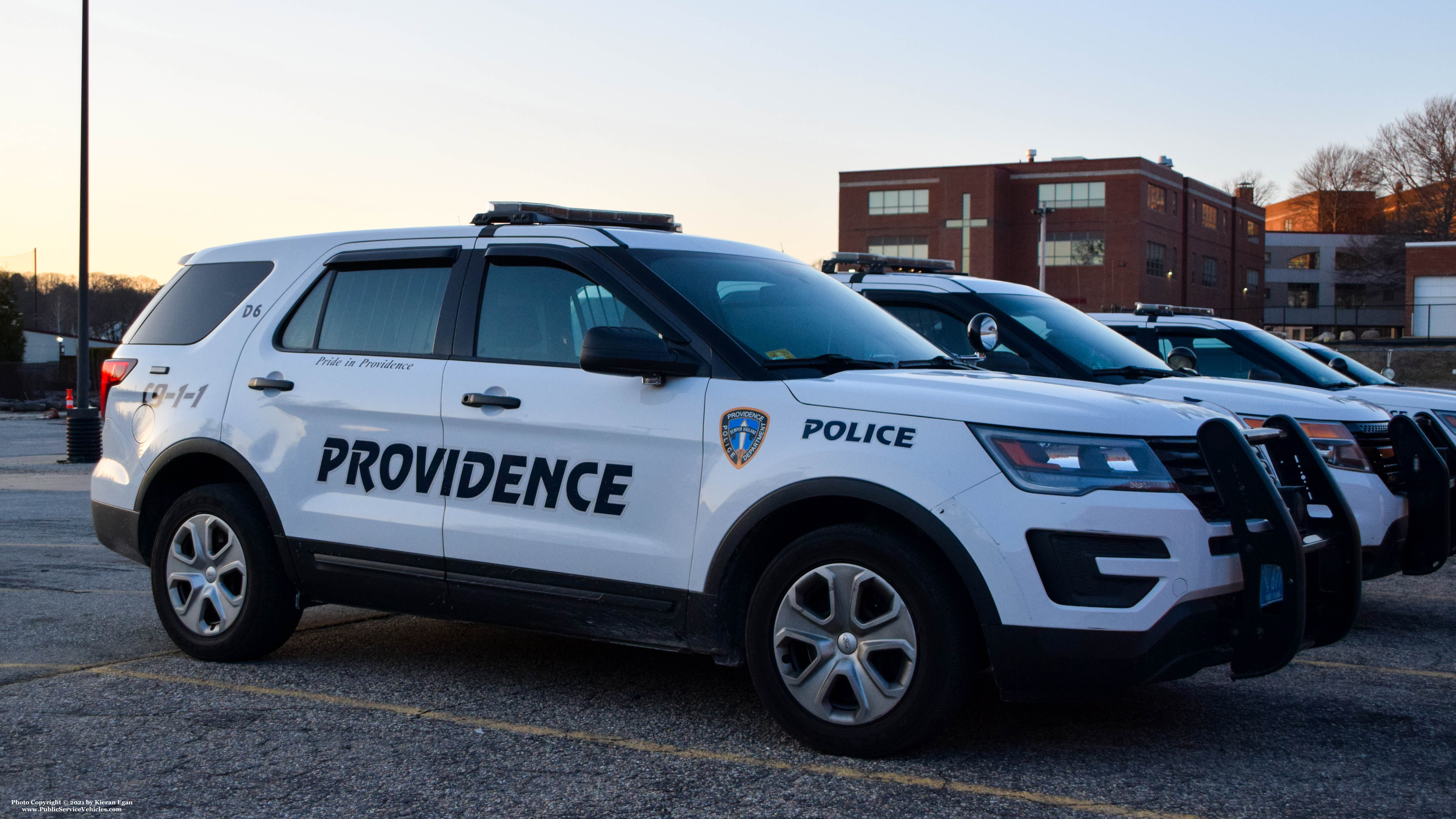 A photo  of Providence Police
            Cruiser 677, a 2017 Ford Police Interceptor Utility             taken by Kieran Egan