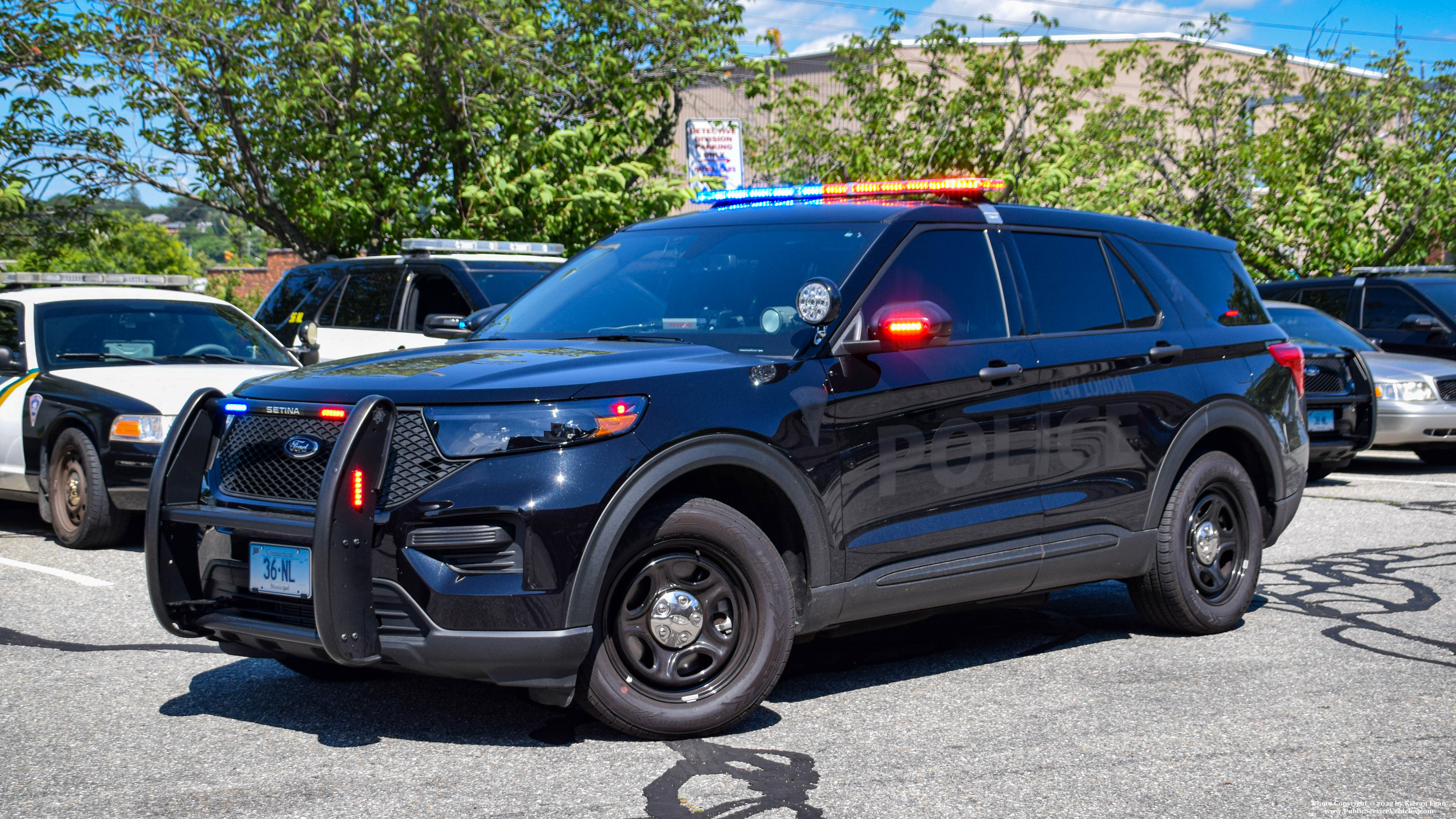 A photo  of New London Police
            Car 36, a 2020-2022 Ford Police Interceptor Utility             taken by Kieran Egan