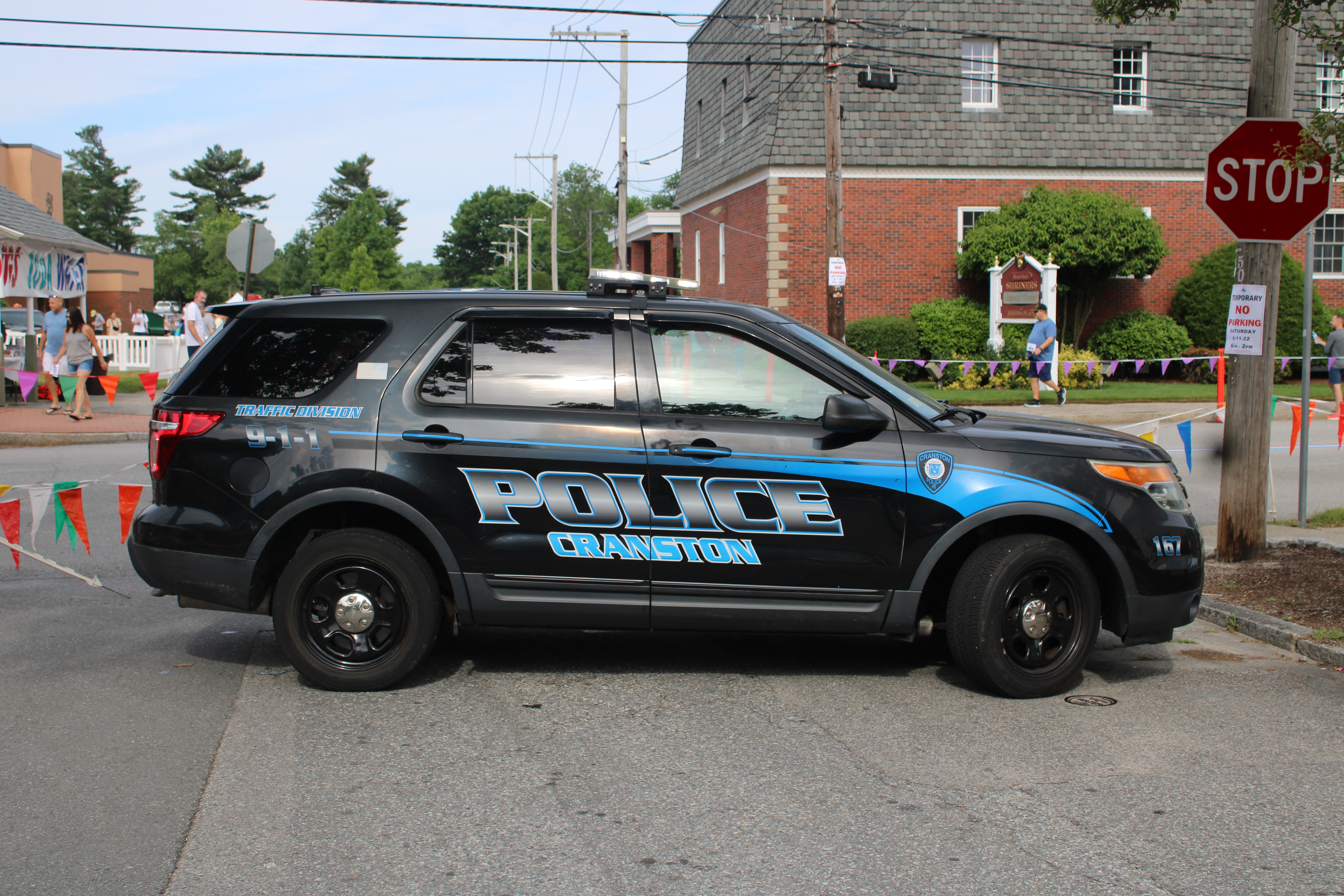 A photo  of Cranston Police
            Cruiser 167, a 2013 Ford Police Interceptor Utility             taken by @riemergencyvehicles