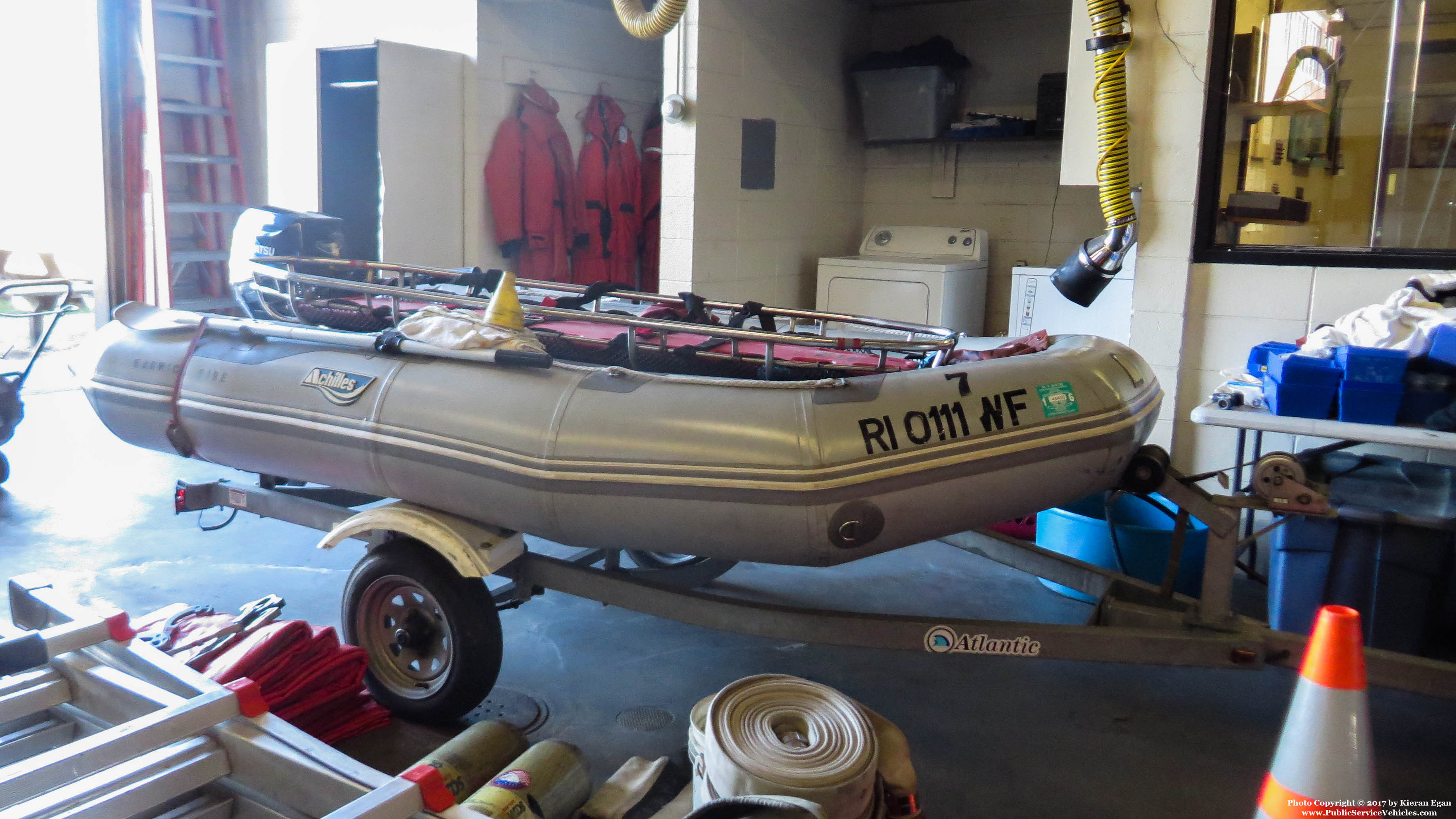 A photo  of Warwick Fire
            Boat 2, a 1990-2010 Achilles Inflatable Crafts             taken by Kieran Egan