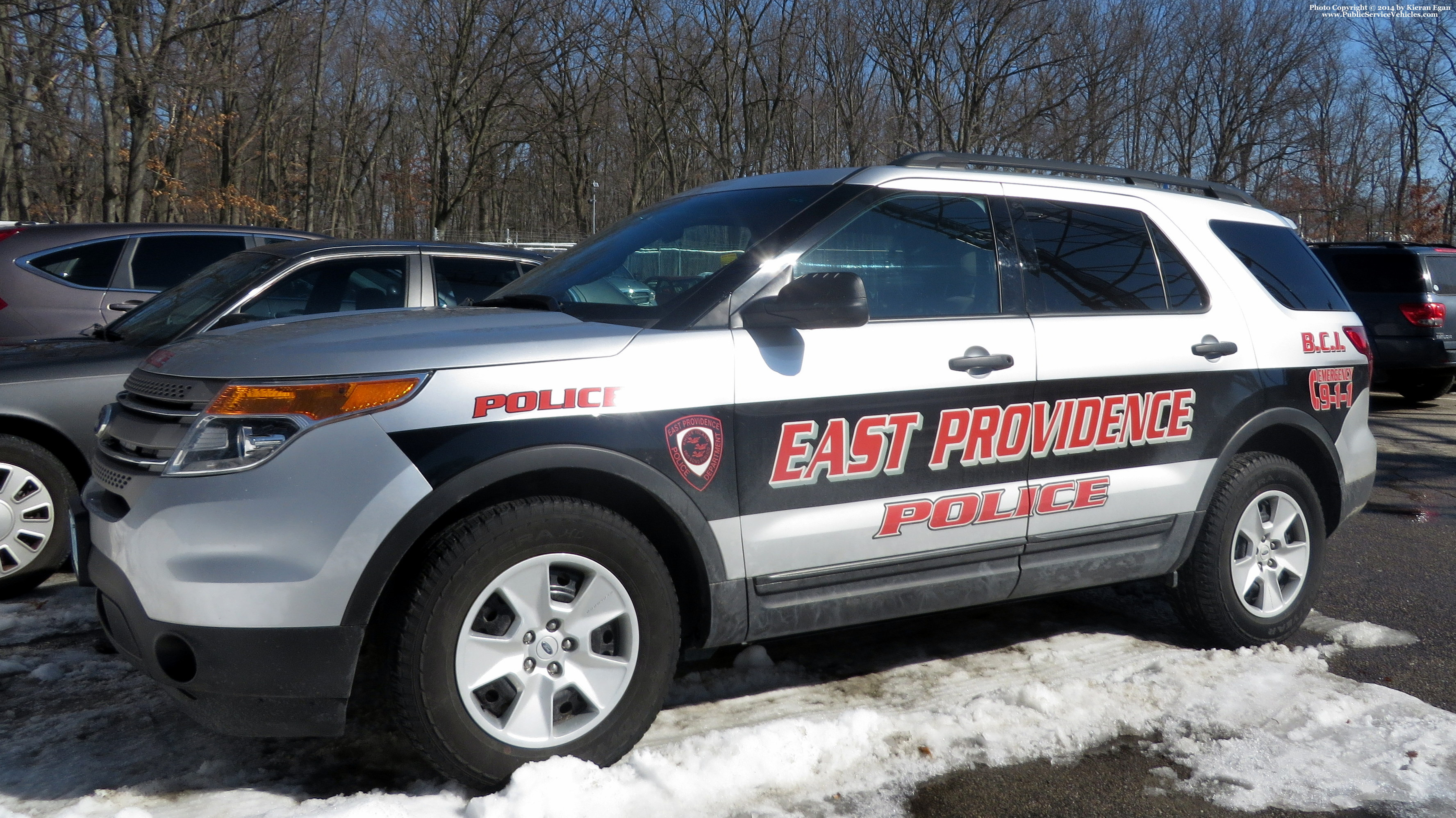 A photo  of East Providence Police
            BCI Unit, a 2012 Ford Explorer             taken by Kieran Egan