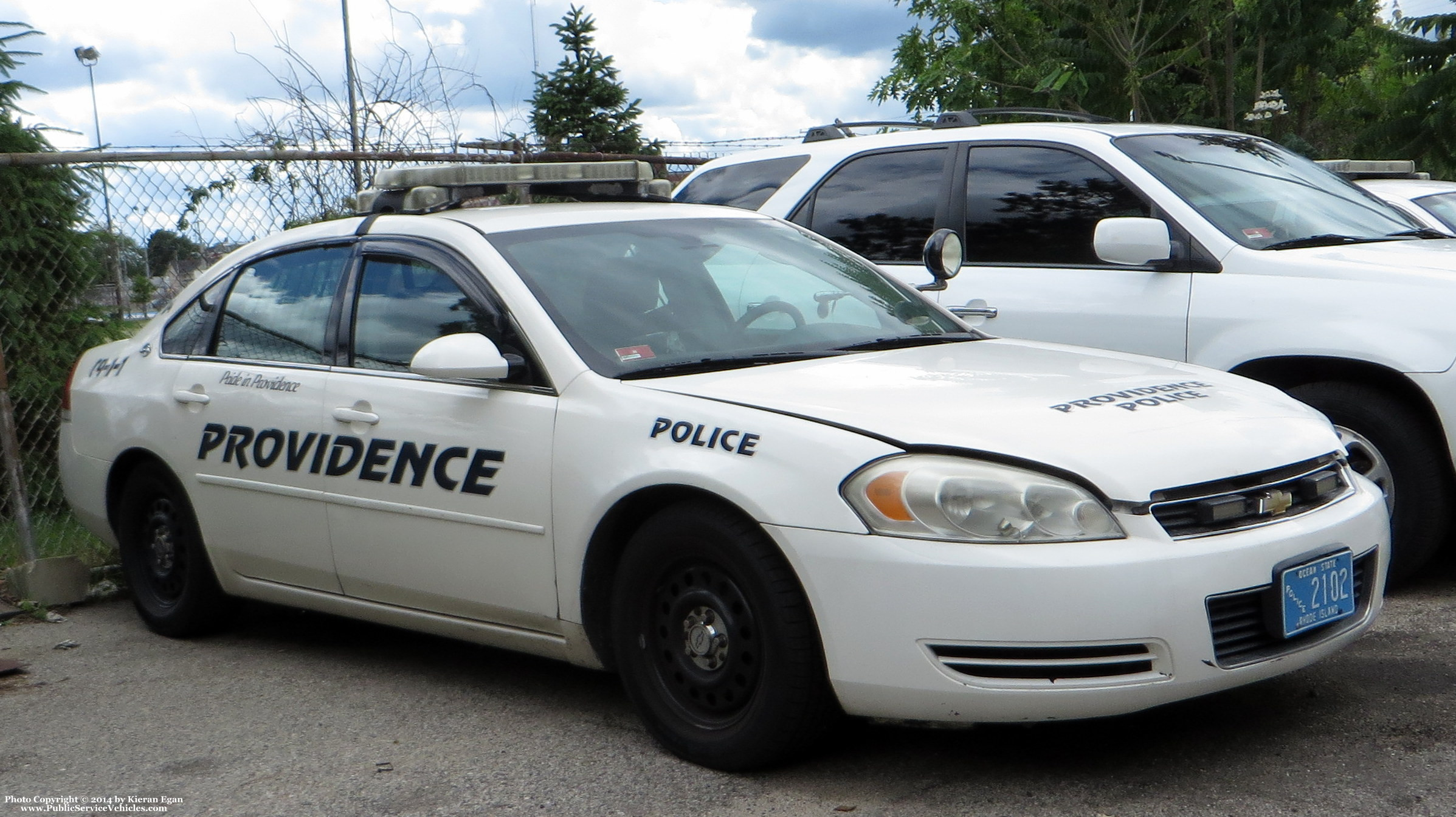 A photo  of Providence Police
            Cruiser 2102, a 2007 Chevrolet Impala             taken by Kieran Egan