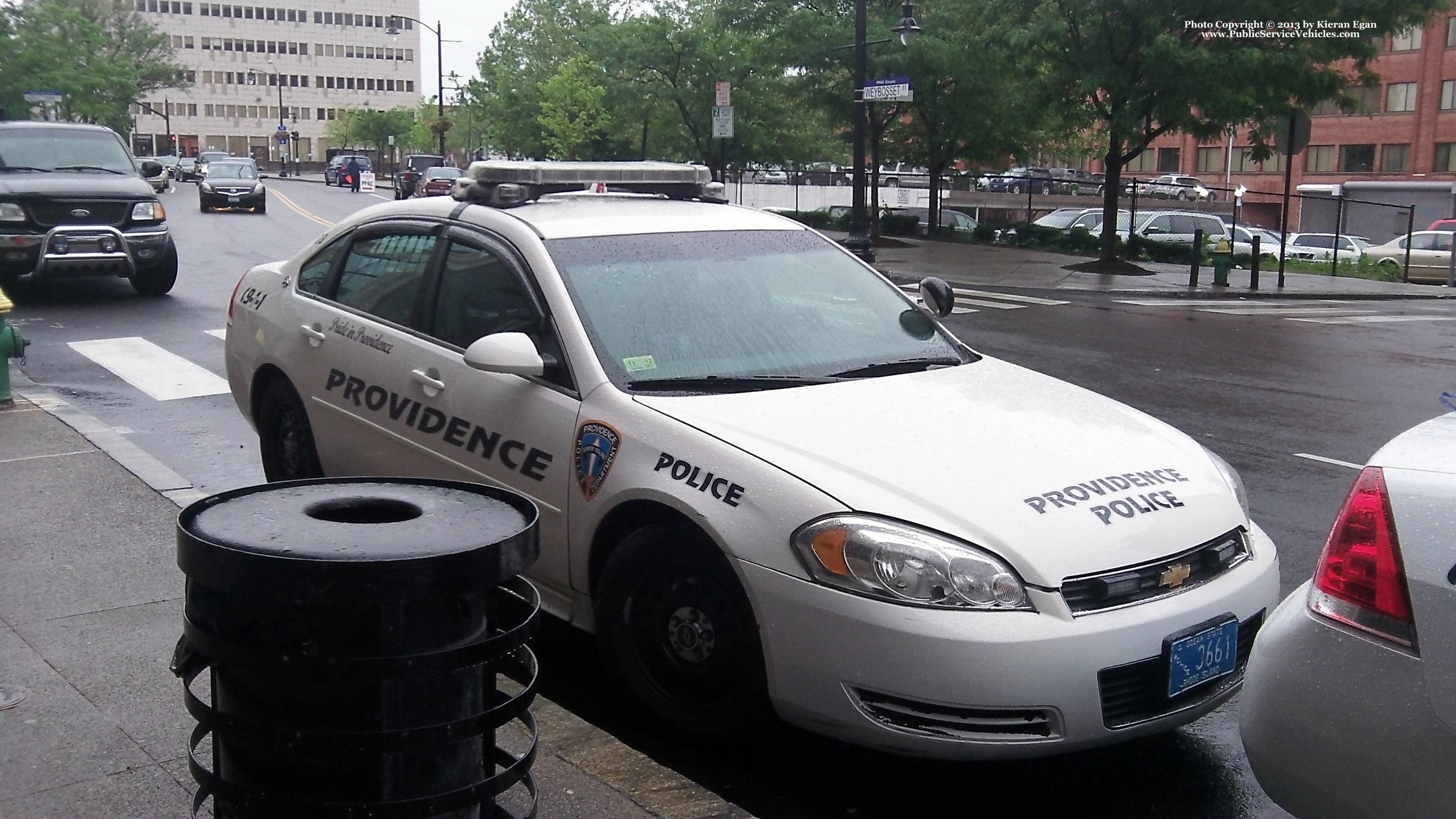 A photo  of Providence Police
            Cruiser 3661, a 2006-2013 Chevrolet Impala             taken by Kieran Egan