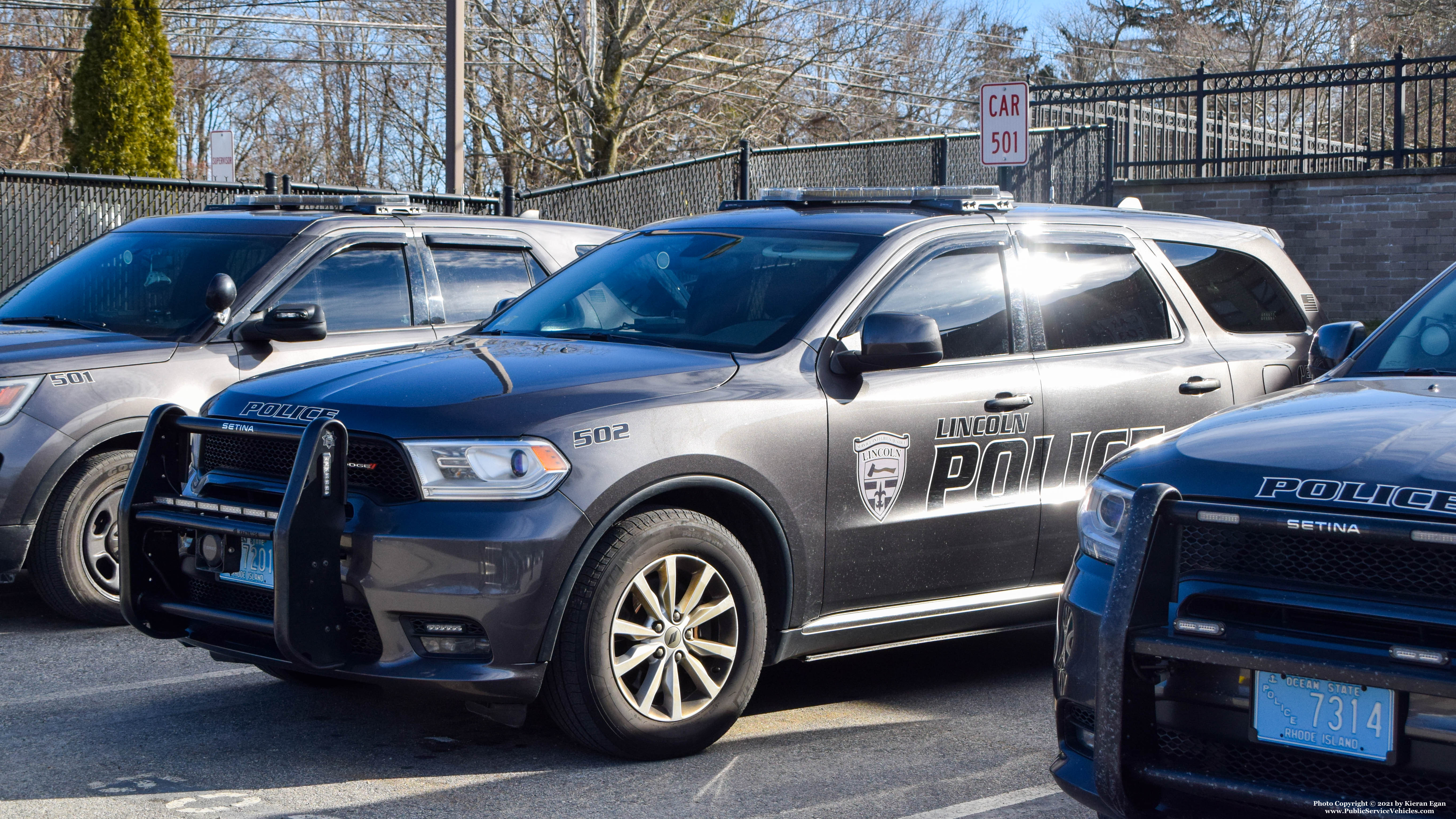 A photo  of Lincoln Police
            Cruiser 502, a 2019 Dodge Durango             taken by Kieran Egan