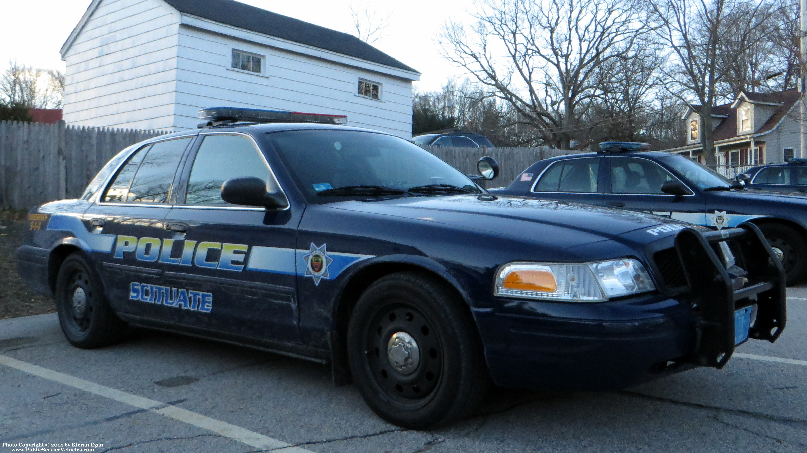 A photo  of Scituate Police
            Cruiser 77, a 2011 Ford Crown Victoria Police Interceptor             taken by Kieran Egan