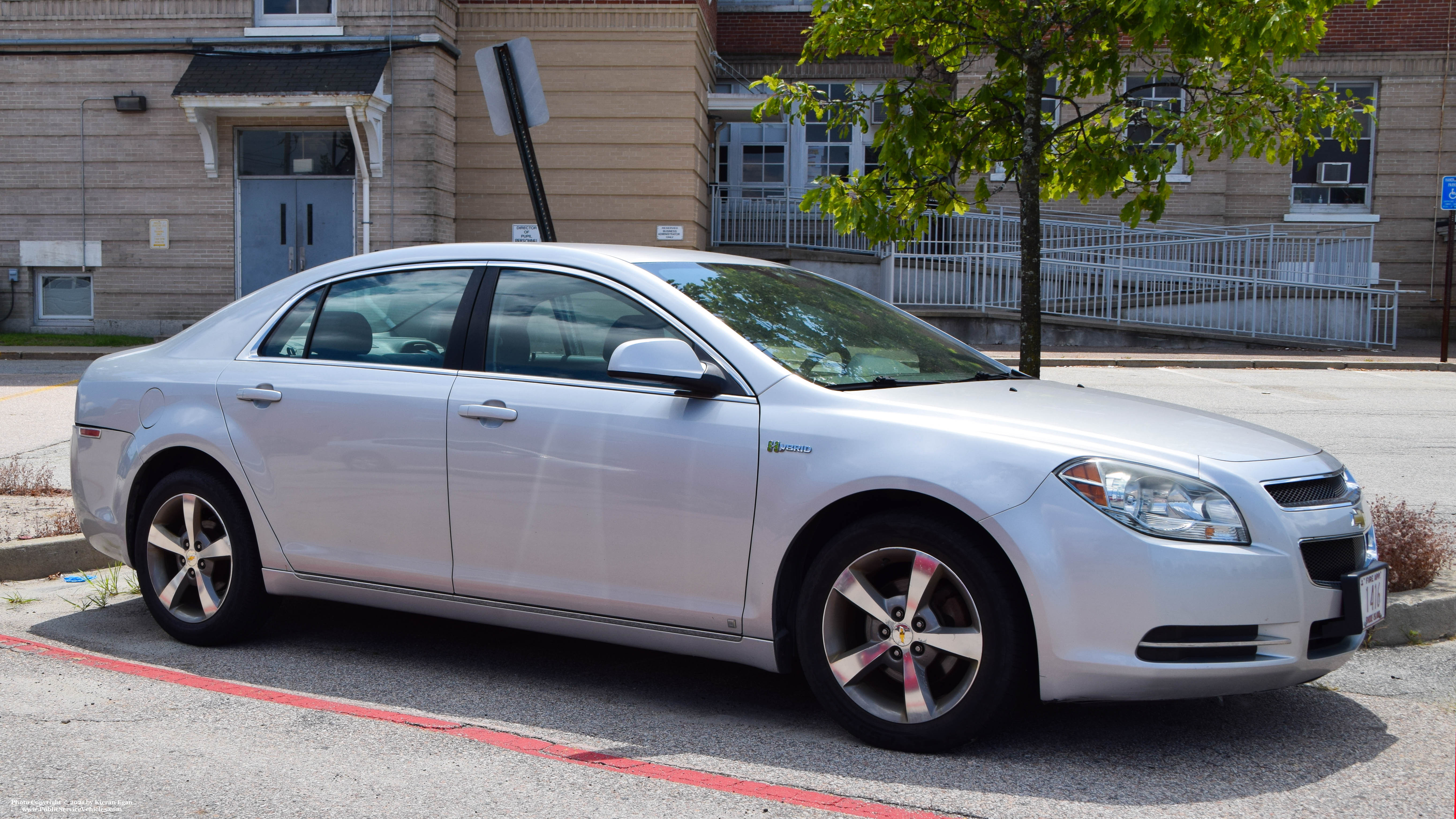 A photo  of Cranston Fire
            Command Unit, a 2013-2015 Chevrolet Malibu Eco             taken by Kieran Egan