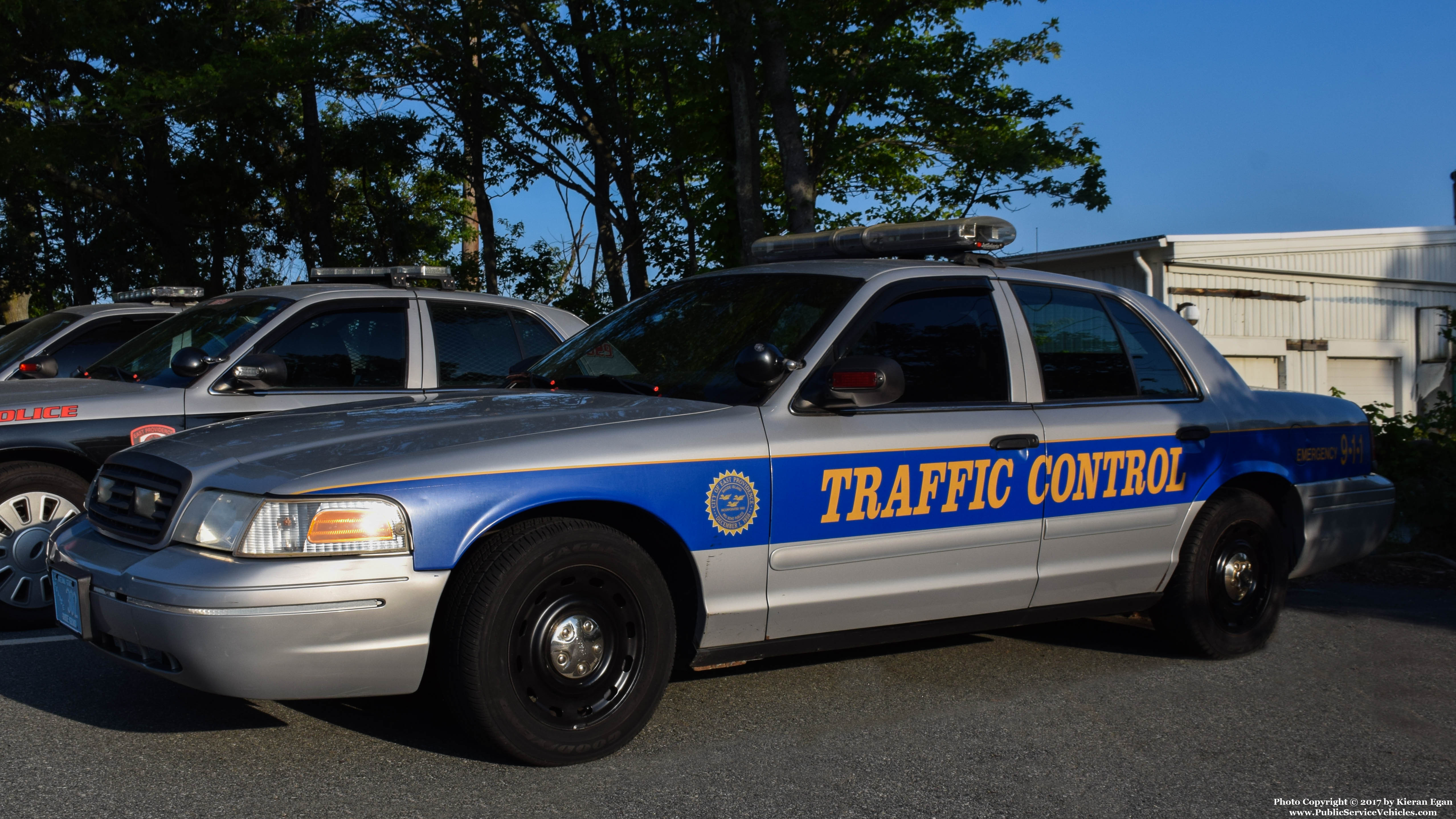 A photo  of East Providence Police
            Traffic Control Unit, a 2003-2005 Ford Crown Victoria Police Interceptor             taken by Kieran Egan