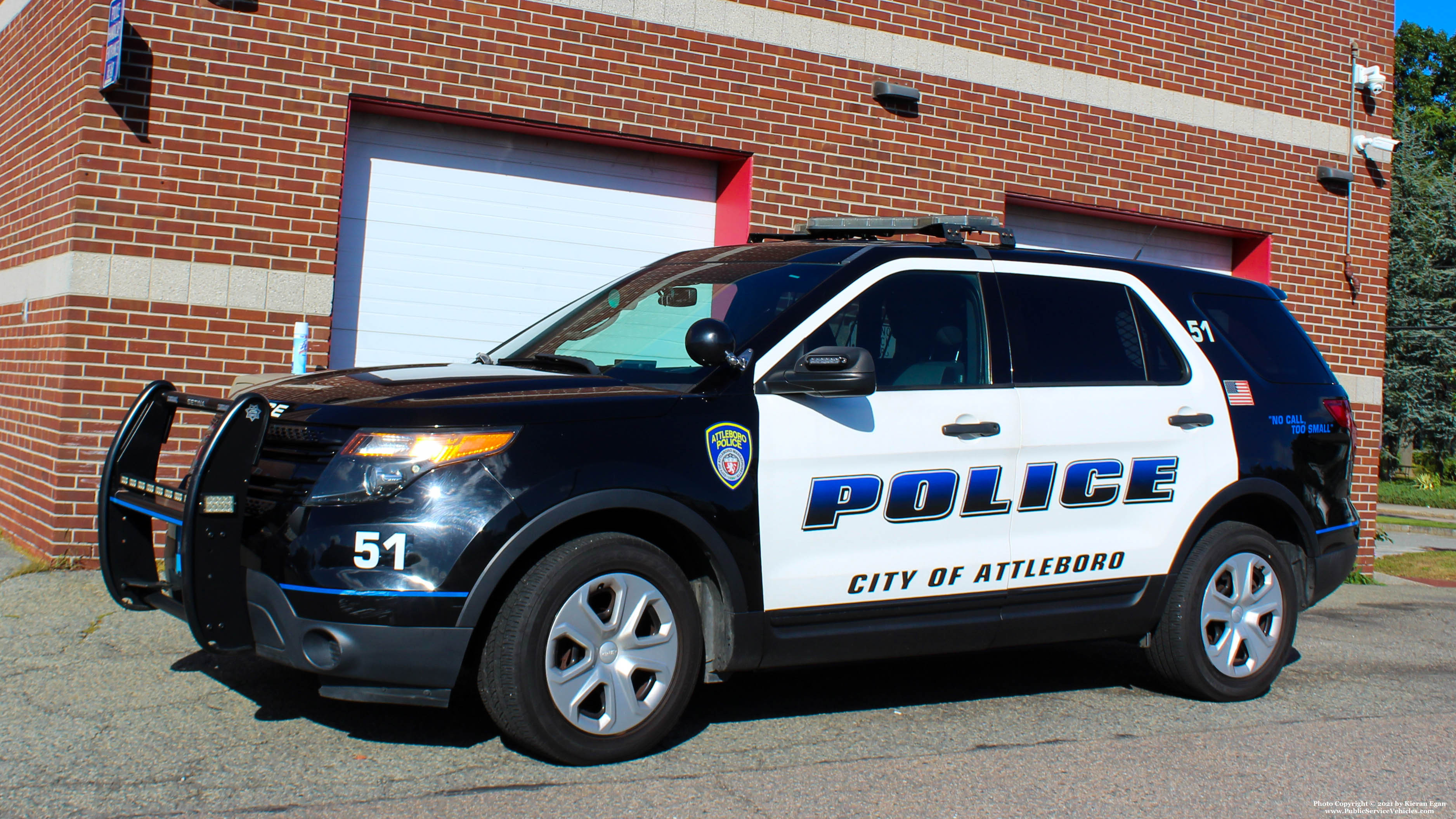 A photo  of Attleboro Police
            Car 51, a 2014 Ford Police Interceptor Utility             taken by Kieran Egan