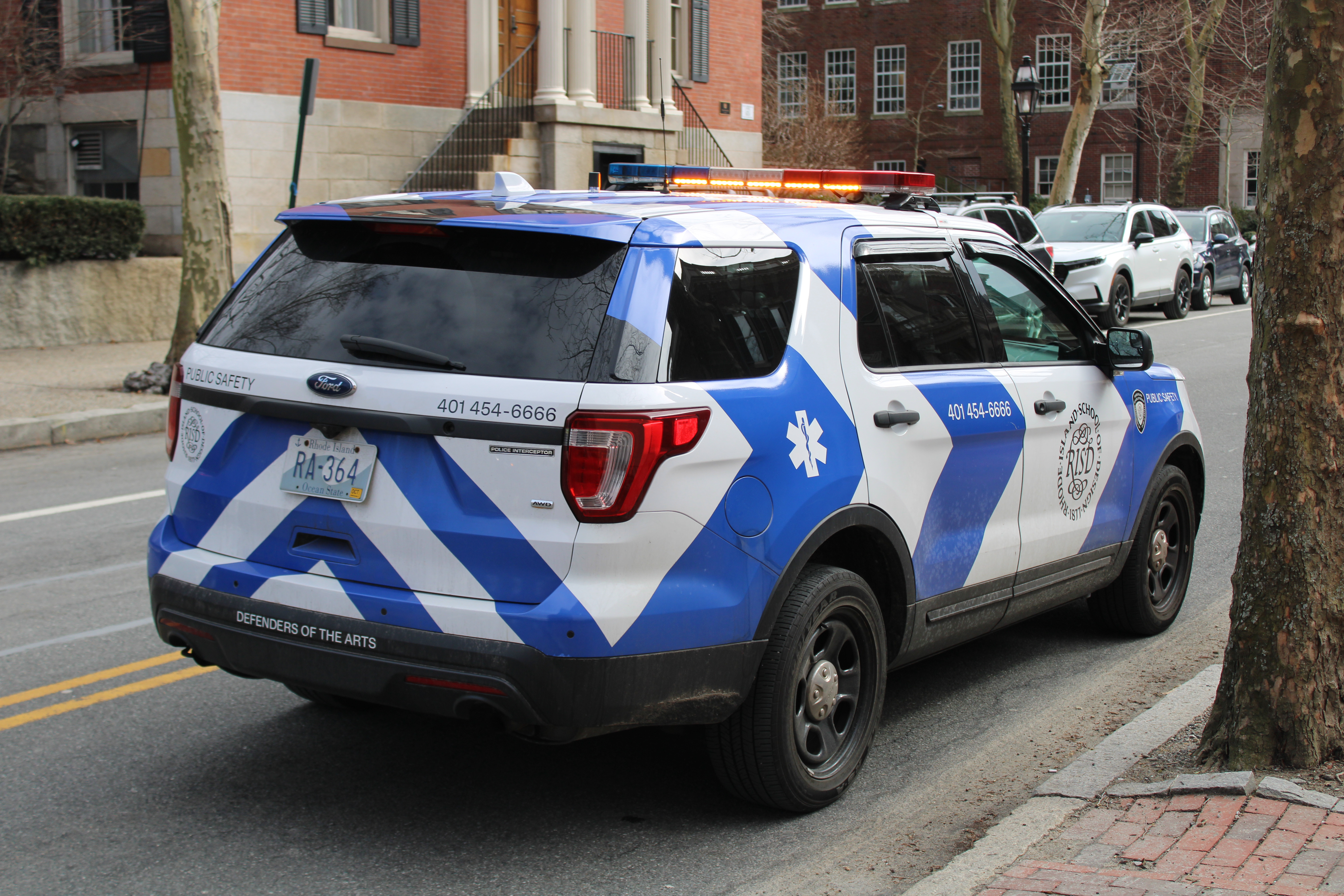 A photo  of Rhode Island School of Design Public Safety
            Car 16, a 2017 Ford Police Interceptor Utility             taken by @riemergencyvehicles