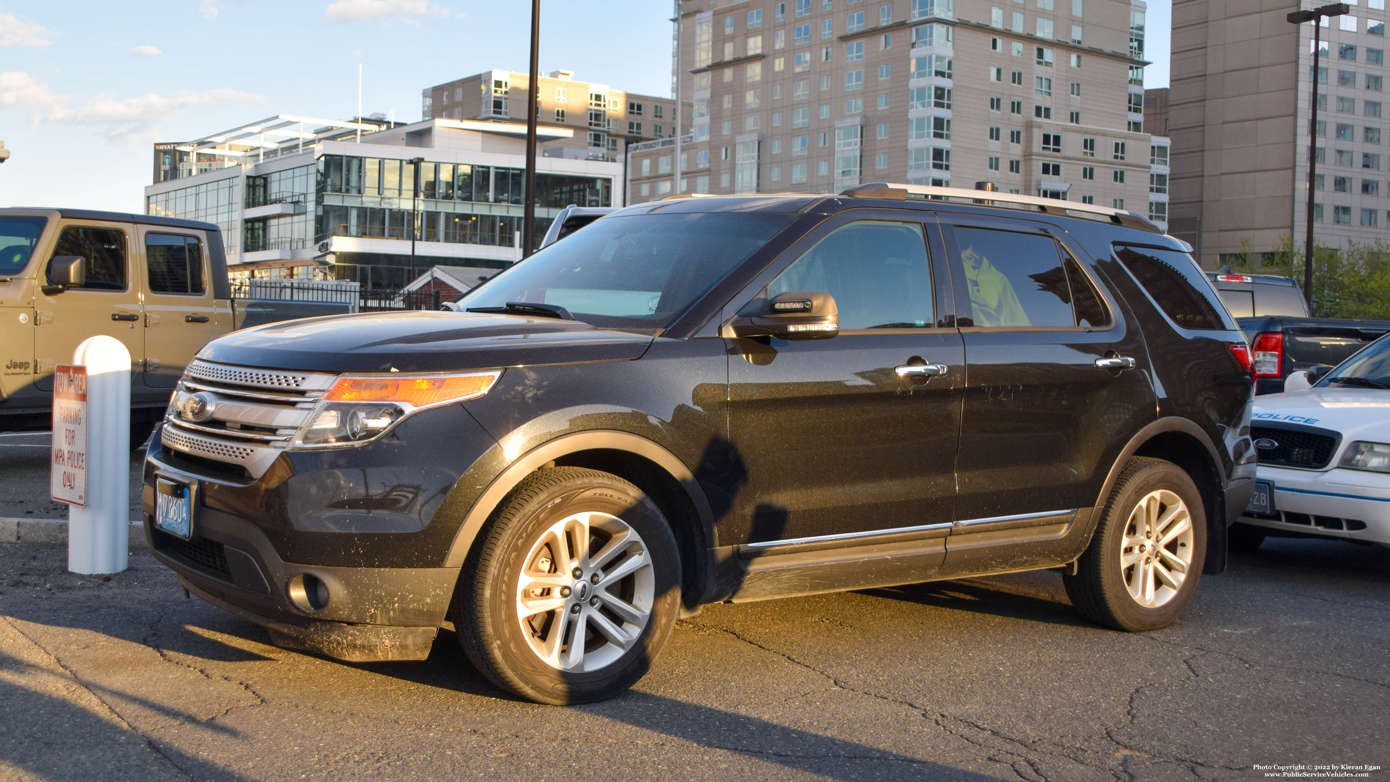 A photo  of Massport Police
            Unmarked Unit, a 2014 Ford Explorer             taken by Kieran Egan