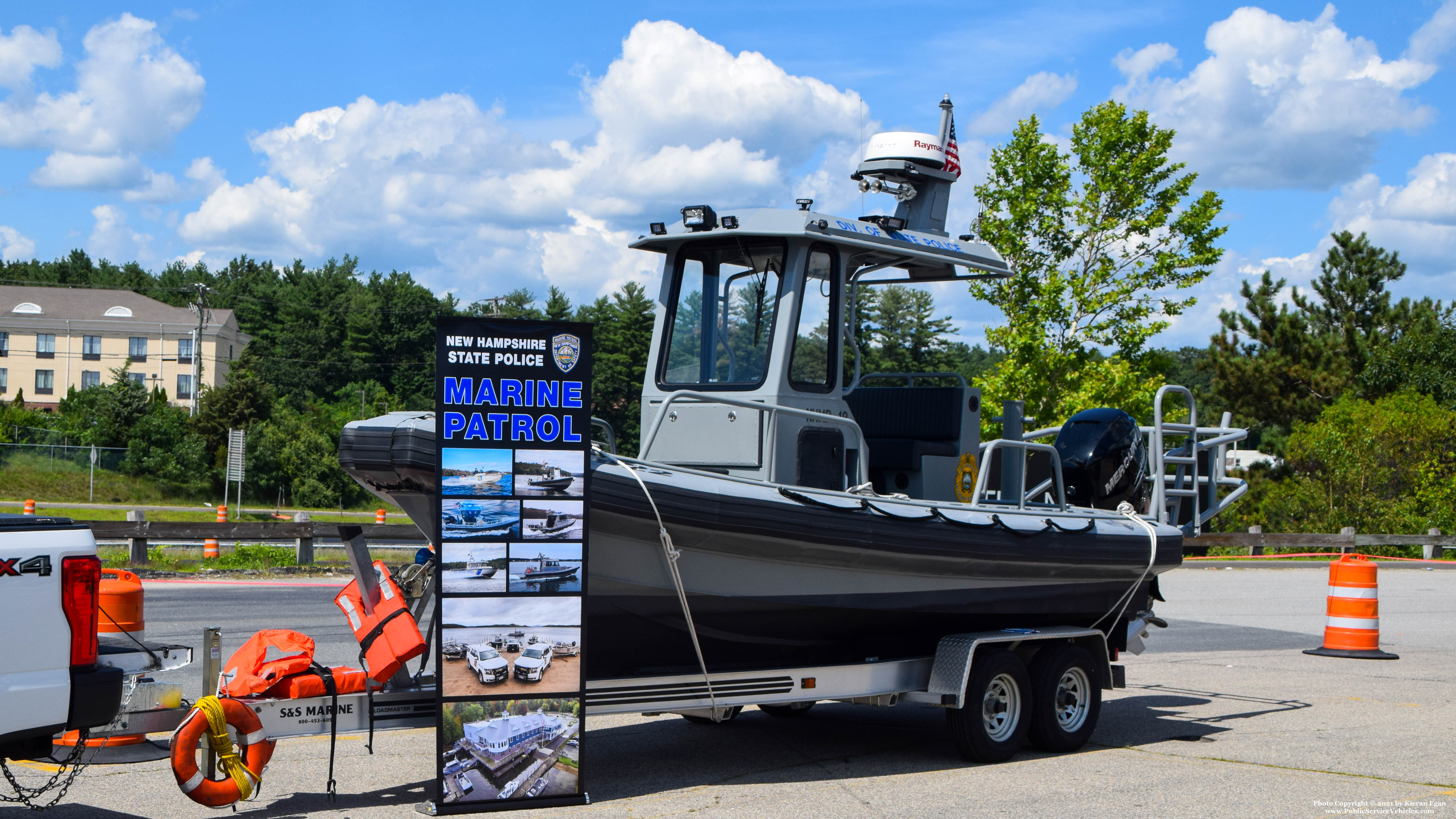 A photo  of New Hampshire State Police
            Boat 19, a 2010-2019 Marine Unit             taken by Kieran Egan