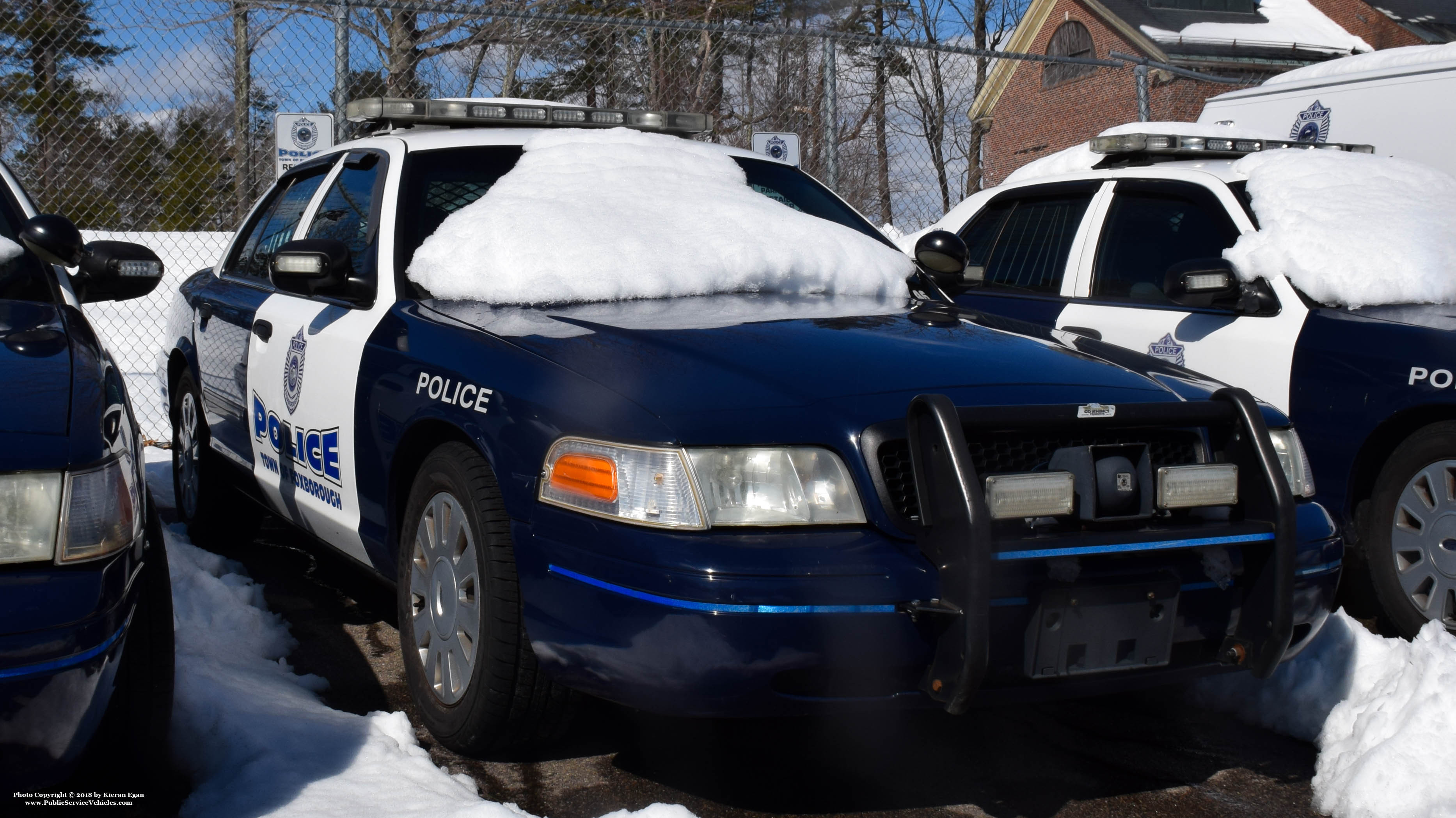 A photo  of Foxborough Police
            Cruiser 46, a 2009-2011 Ford Crown Victoria Police Interceptor             taken by Kieran Egan
