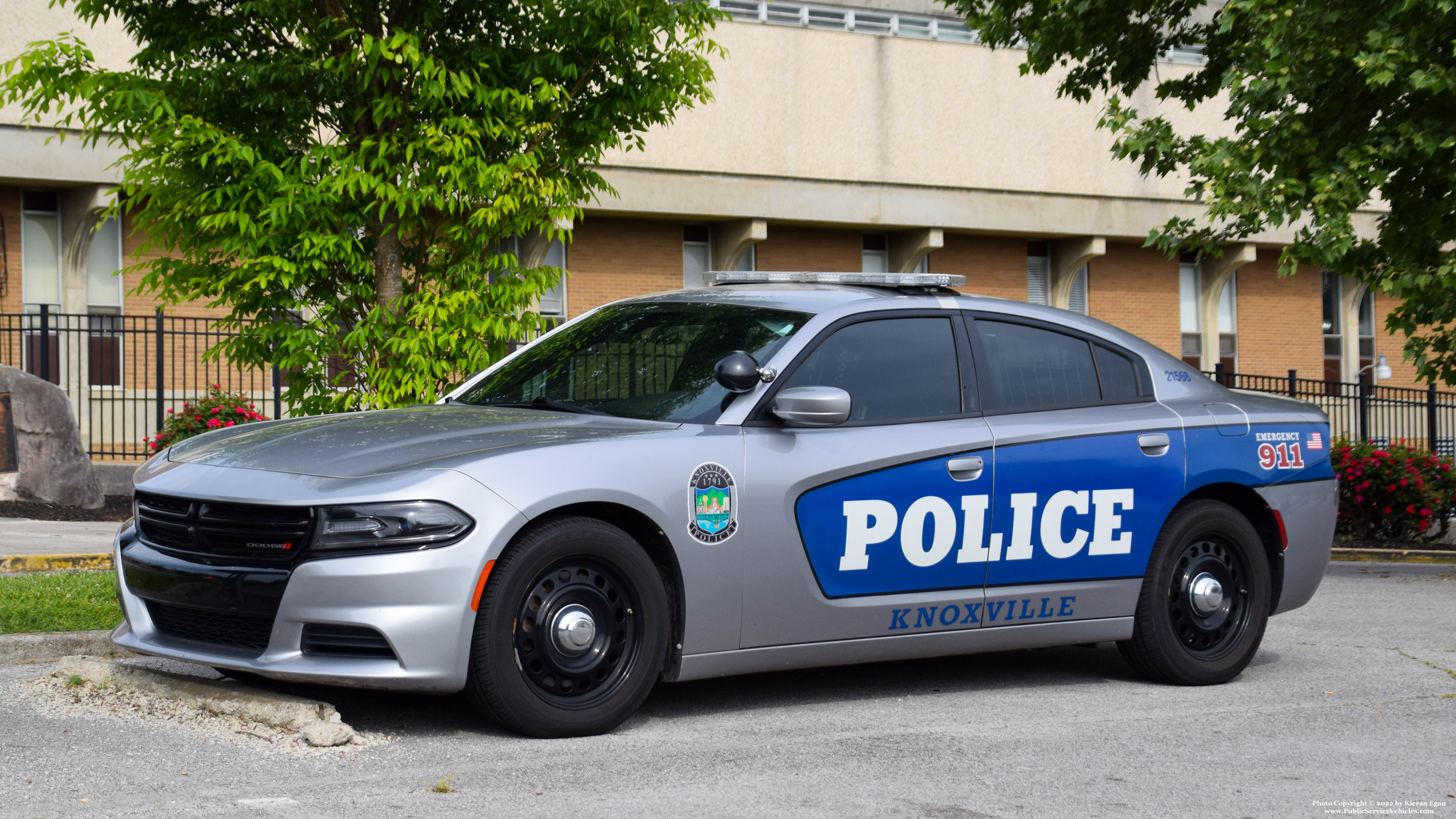 A photo  of Knoxville Police
            Cruiser 21568, a 2015-2019 Dodge Charger             taken by Kieran Egan