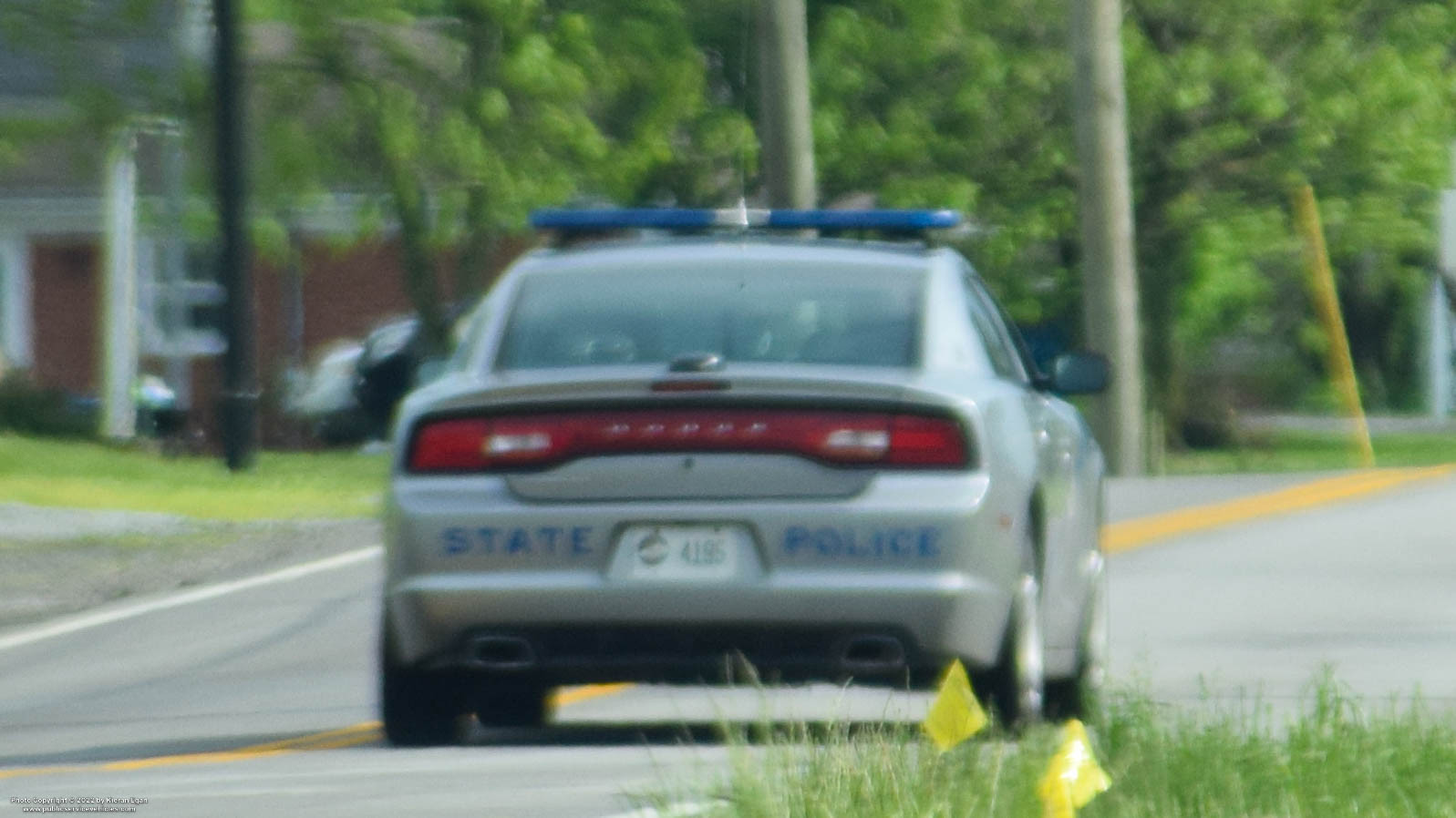 A photo  of Kentucky State Police
            Cruiser 4195, a 2011-2014 Dodge Charger             taken by Kieran Egan