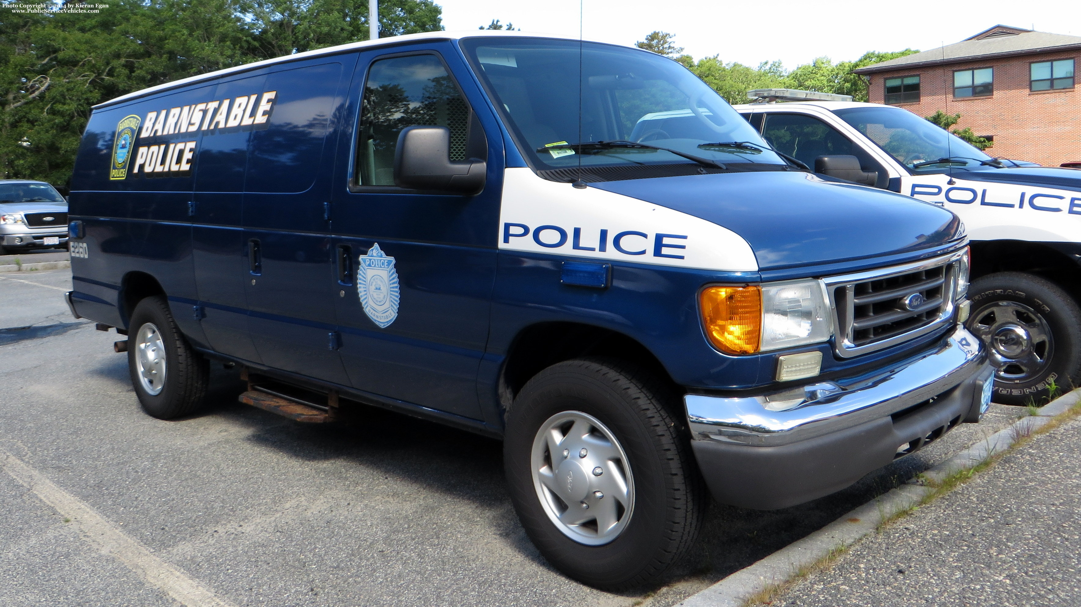 A photo  of Barnstable Police
            E-260, a 1996-2006 Ford Econoline             taken by Kieran Egan