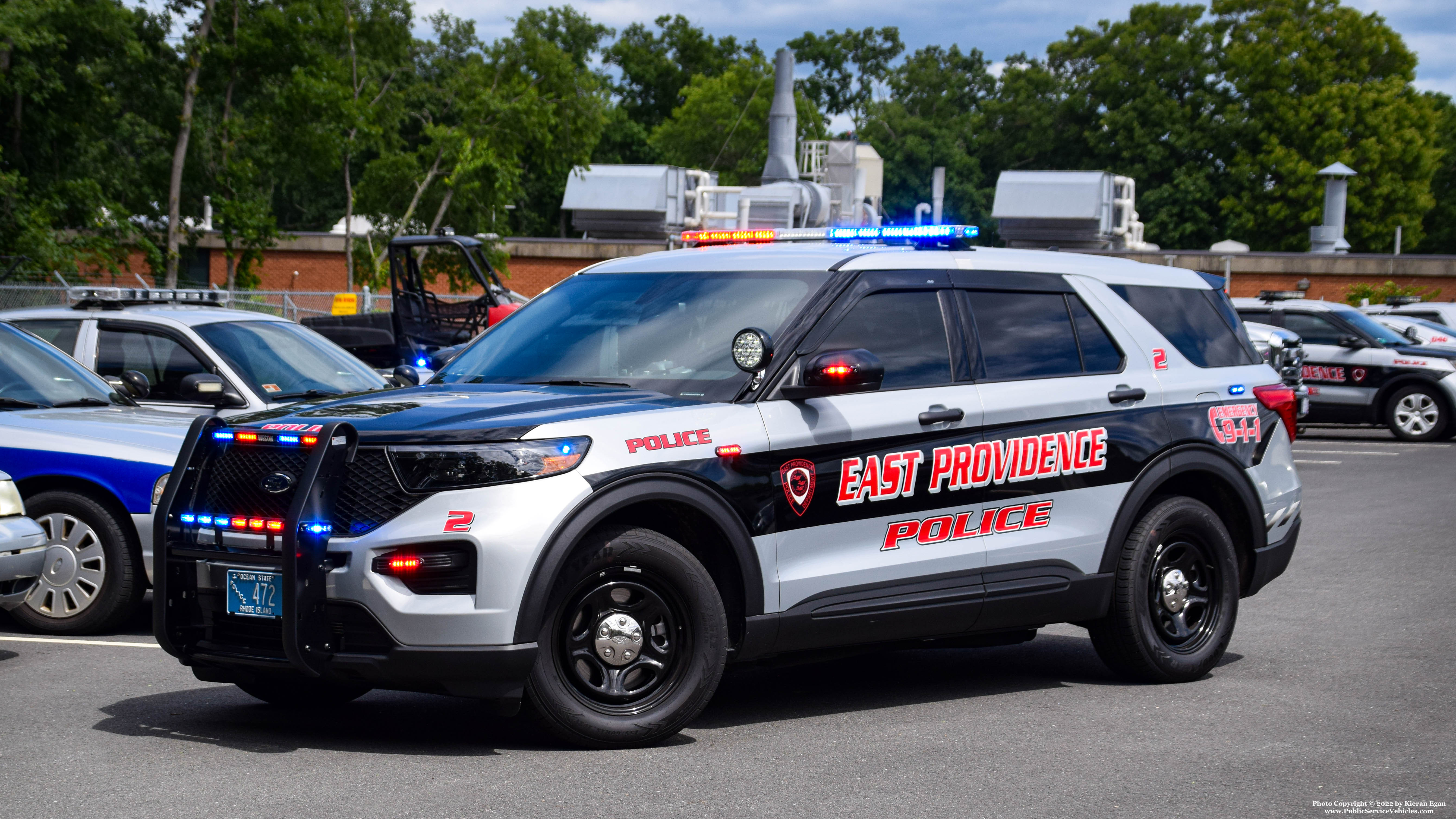 A photo  of East Providence Police
            Car 2, a 2021 Ford Police Interceptor Utility             taken by Kieran Egan