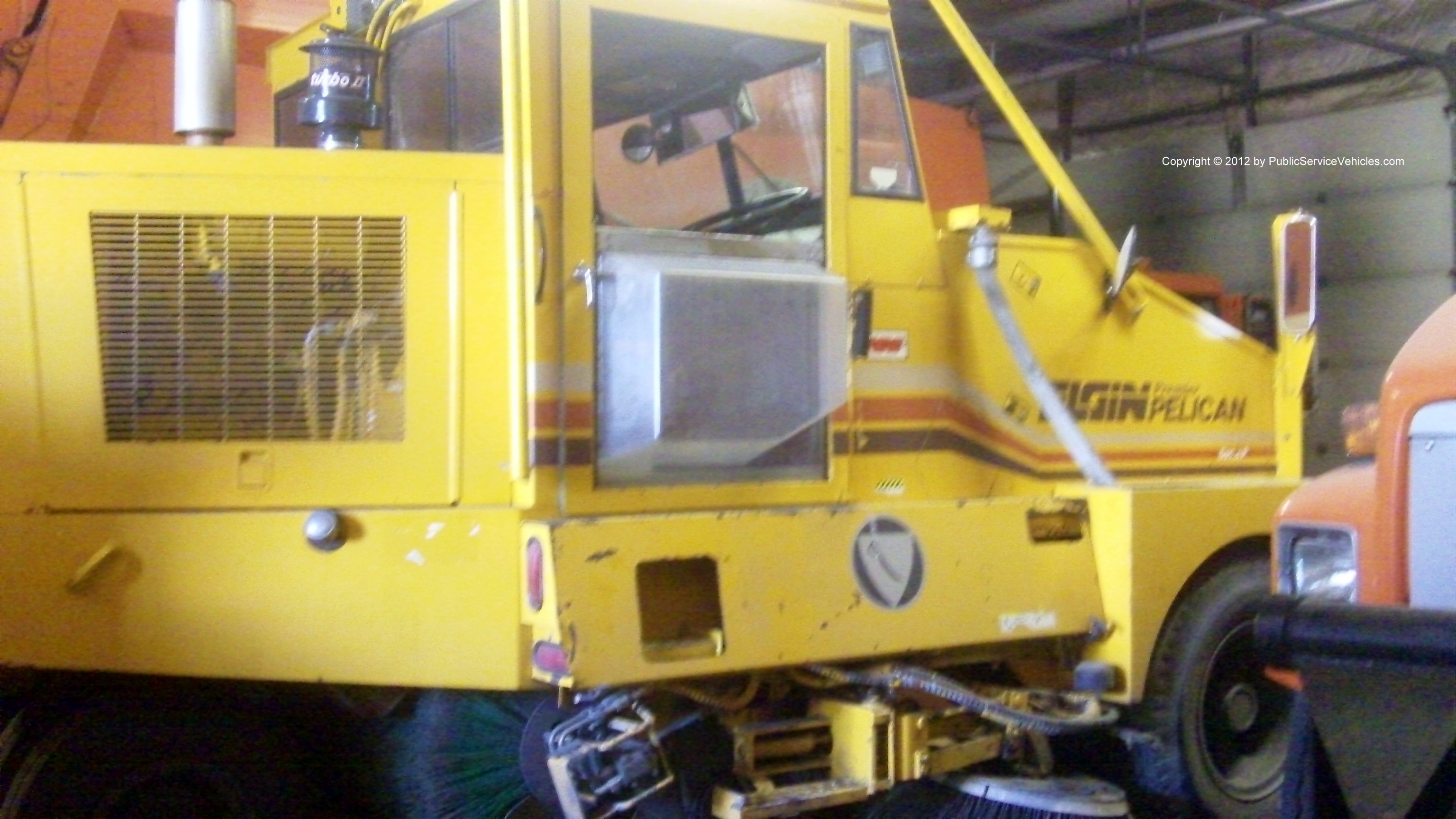 A photo  of Barrington Public Works
            Sweeper 32, a 1989 Elgin Pelican             taken by Kieran Egan