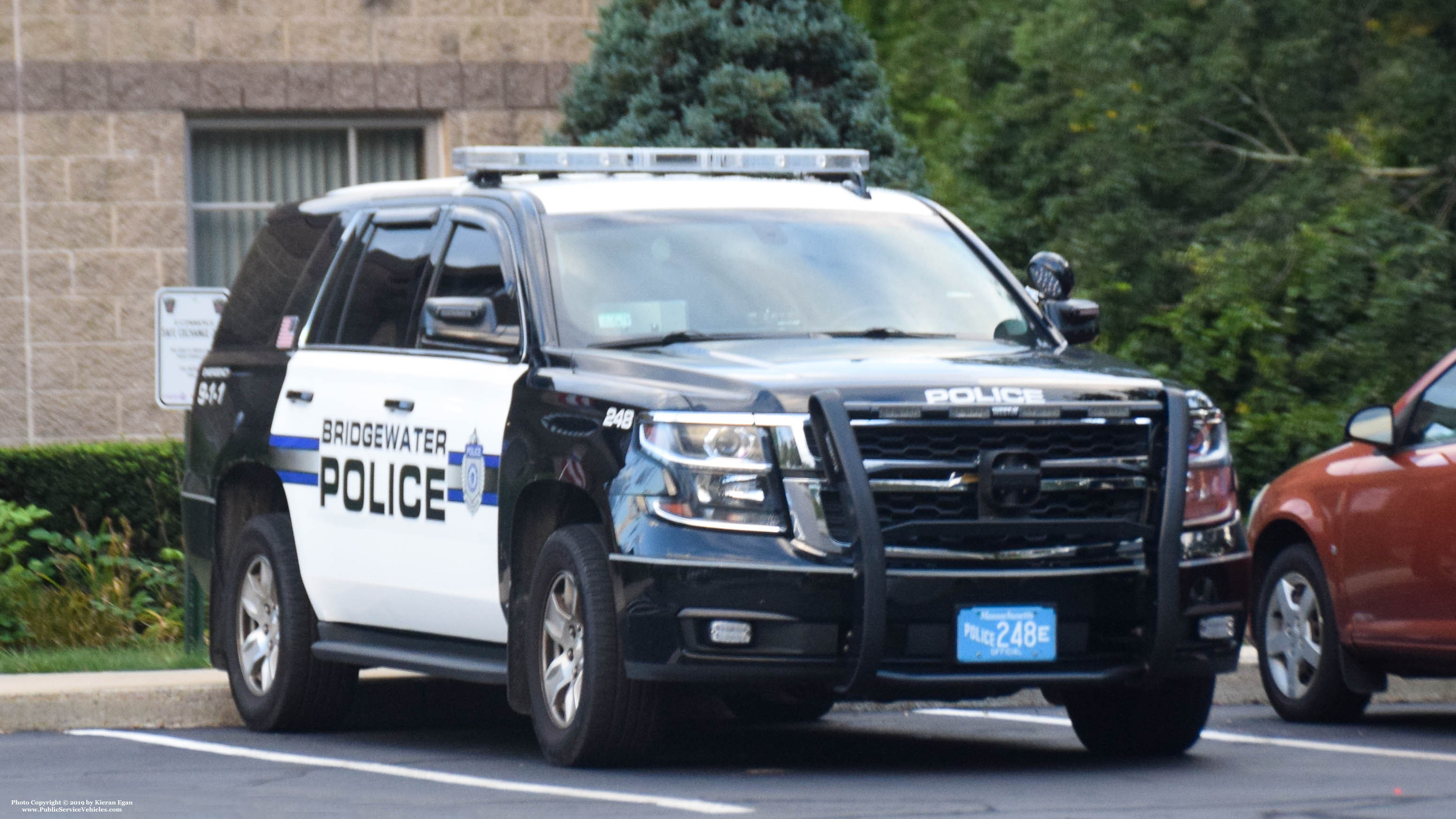 A photo  of Bridgewater Police
            Cruiser 248, a 2015-2017 Chevrolet Tahoe             taken by Kieran Egan