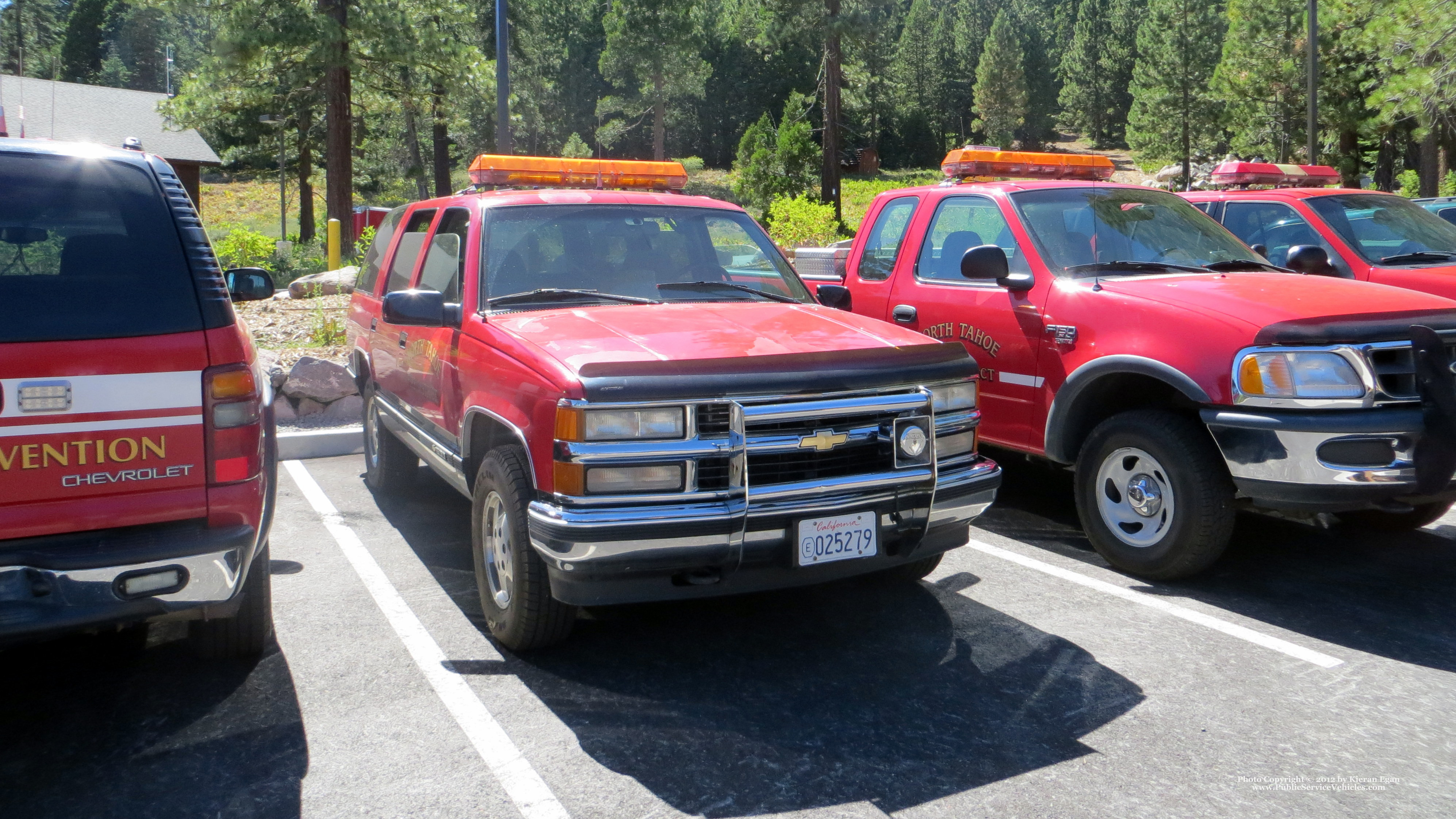 A photo  of North Tahoe Fire District
            Engineering Unit, a 1995-1999 Chevrolet Tahoe             taken by Kieran Egan