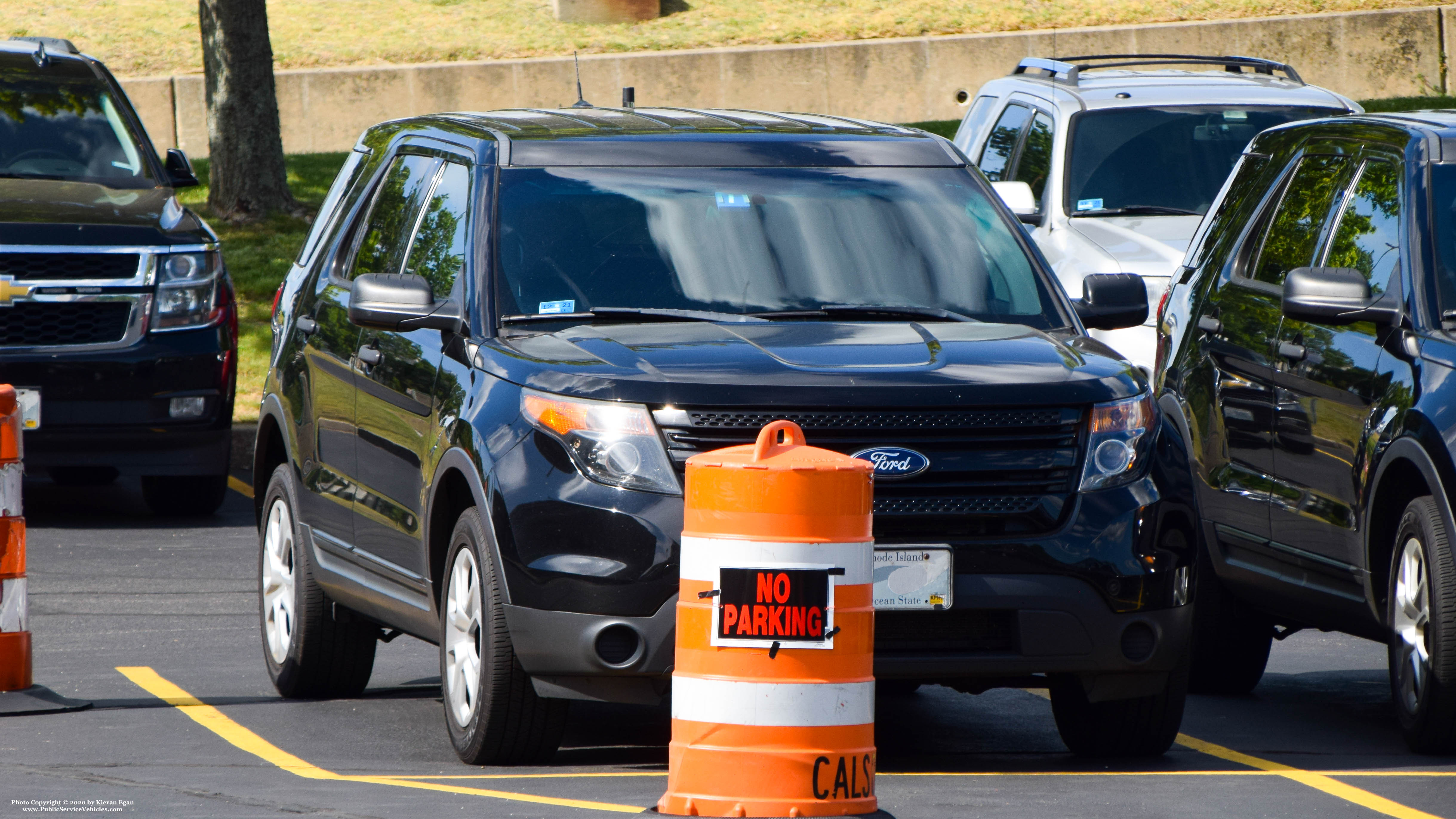 A photo  of Rhode Island State Police
            Unmarked Unit, a 2013-2015 Ford Police Interceptor Utility             taken by Kieran Egan