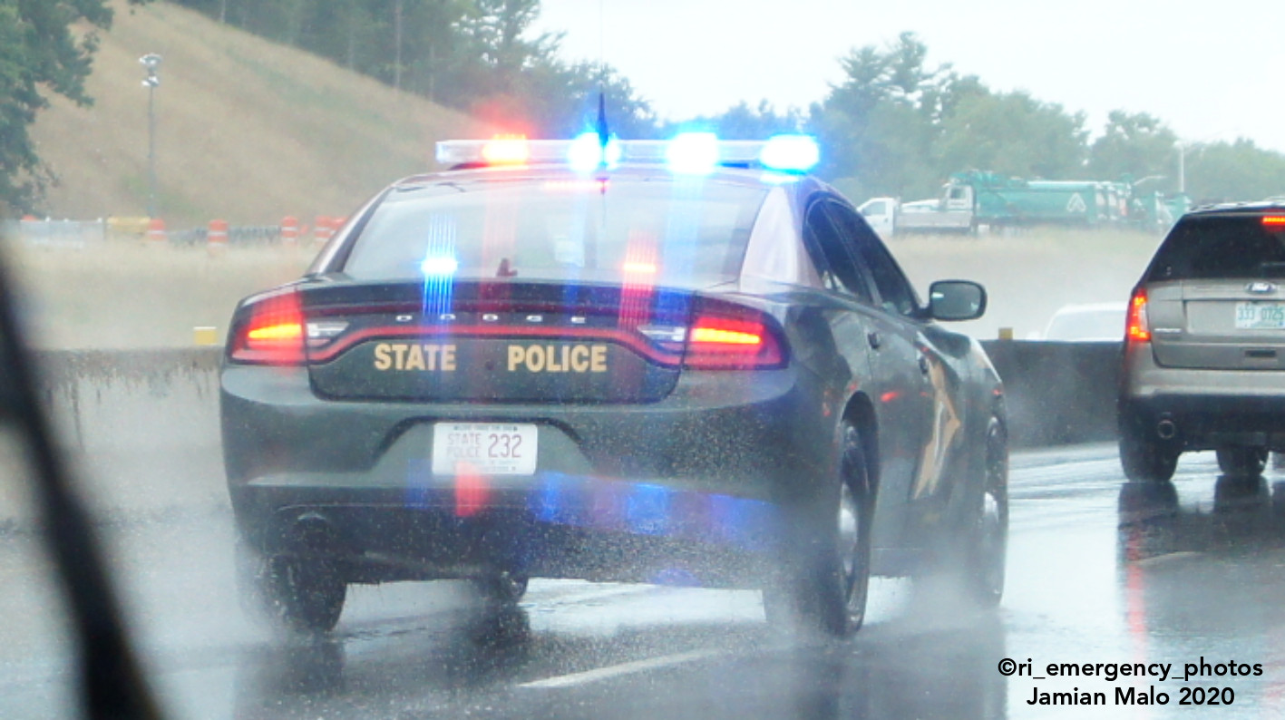 A photo  of New Hampshire State Police
            Cruiser 232, a 2015-2019 Dodge Charger             taken by Jamian Malo