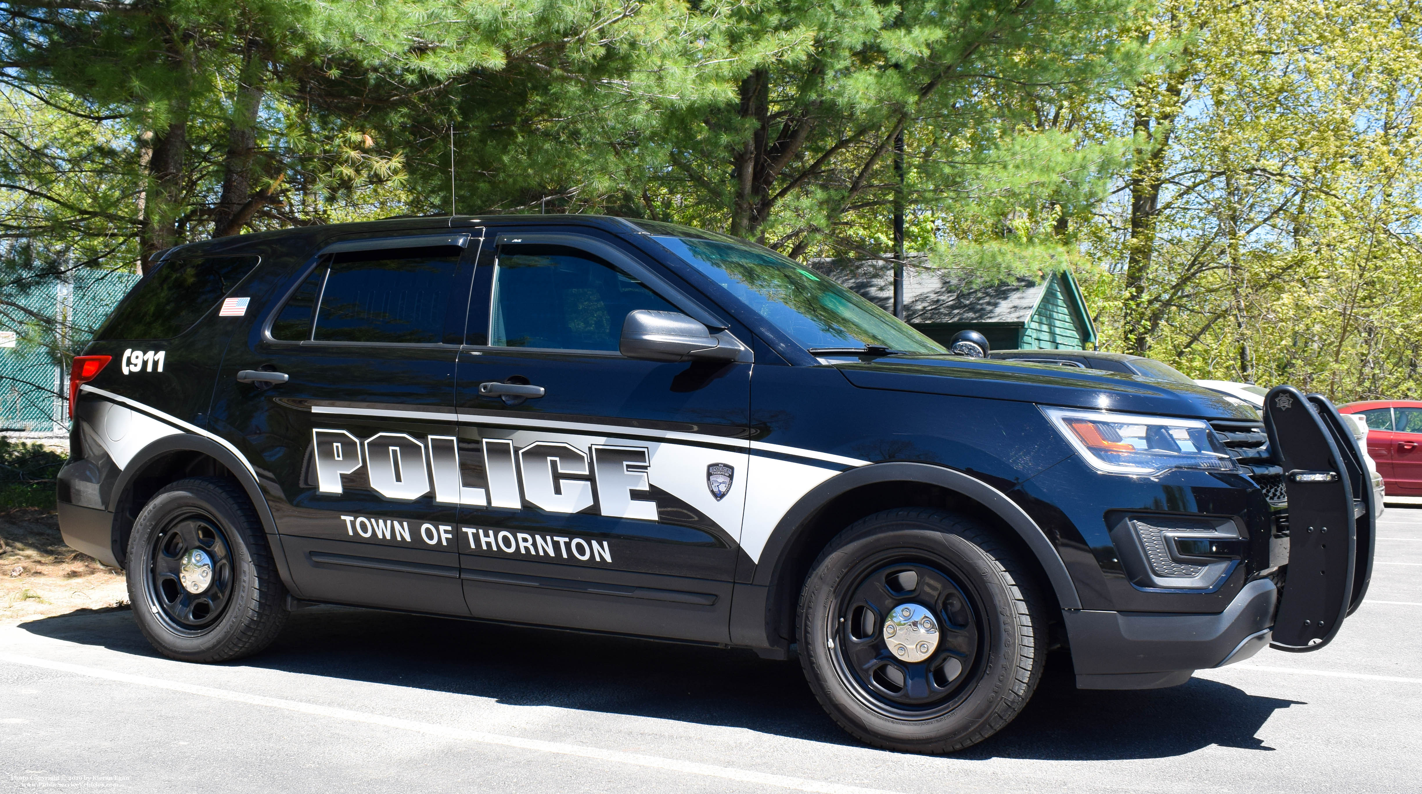 A photo  of Thornton Police
            Car 3, a 2016 Ford Police Interceptor Utility             taken by Kieran Egan