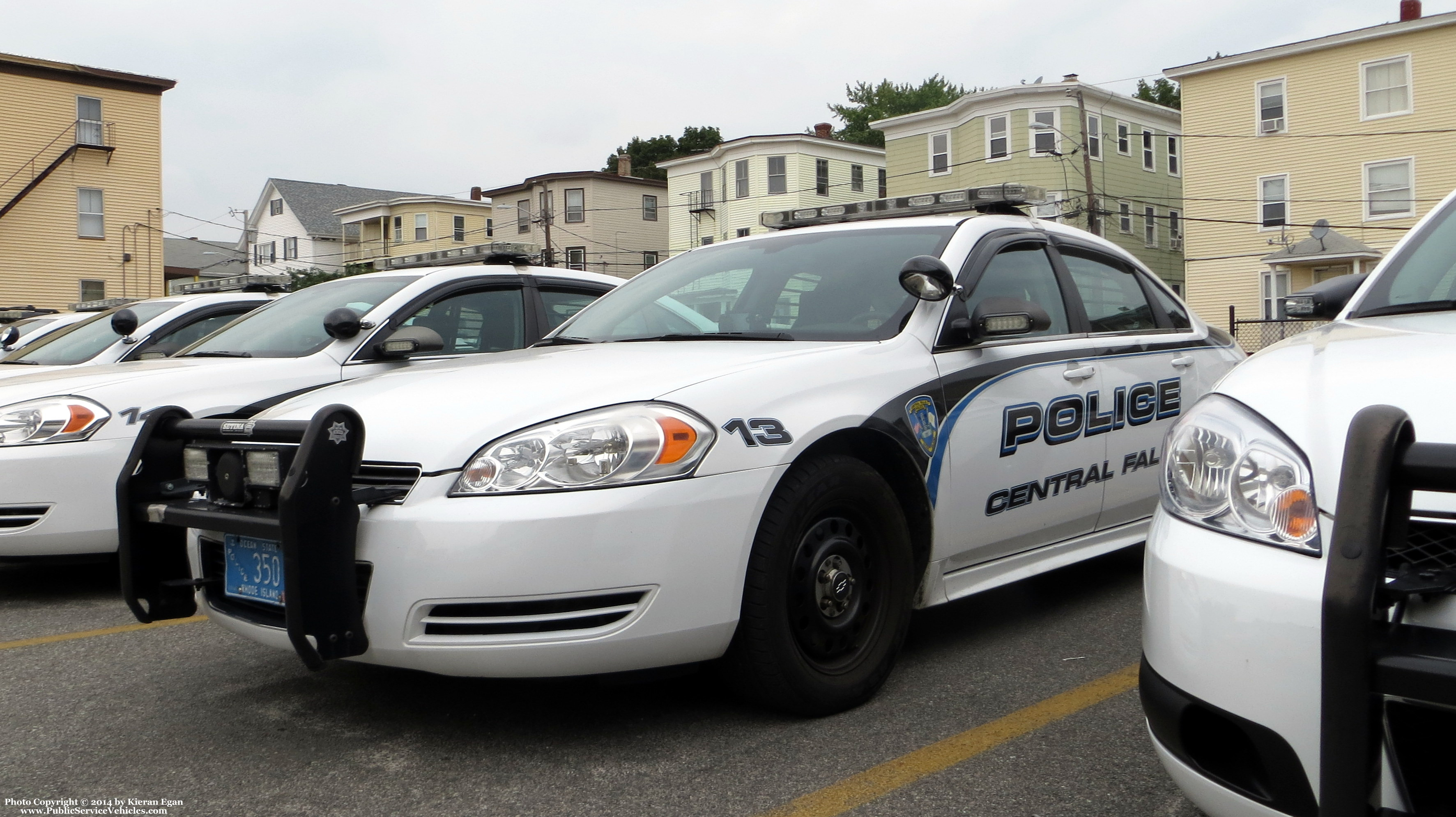 A photo  of Central Falls Police
            Patrol Car 13, a 2014 Chevrolet Impala             taken by Kieran Egan