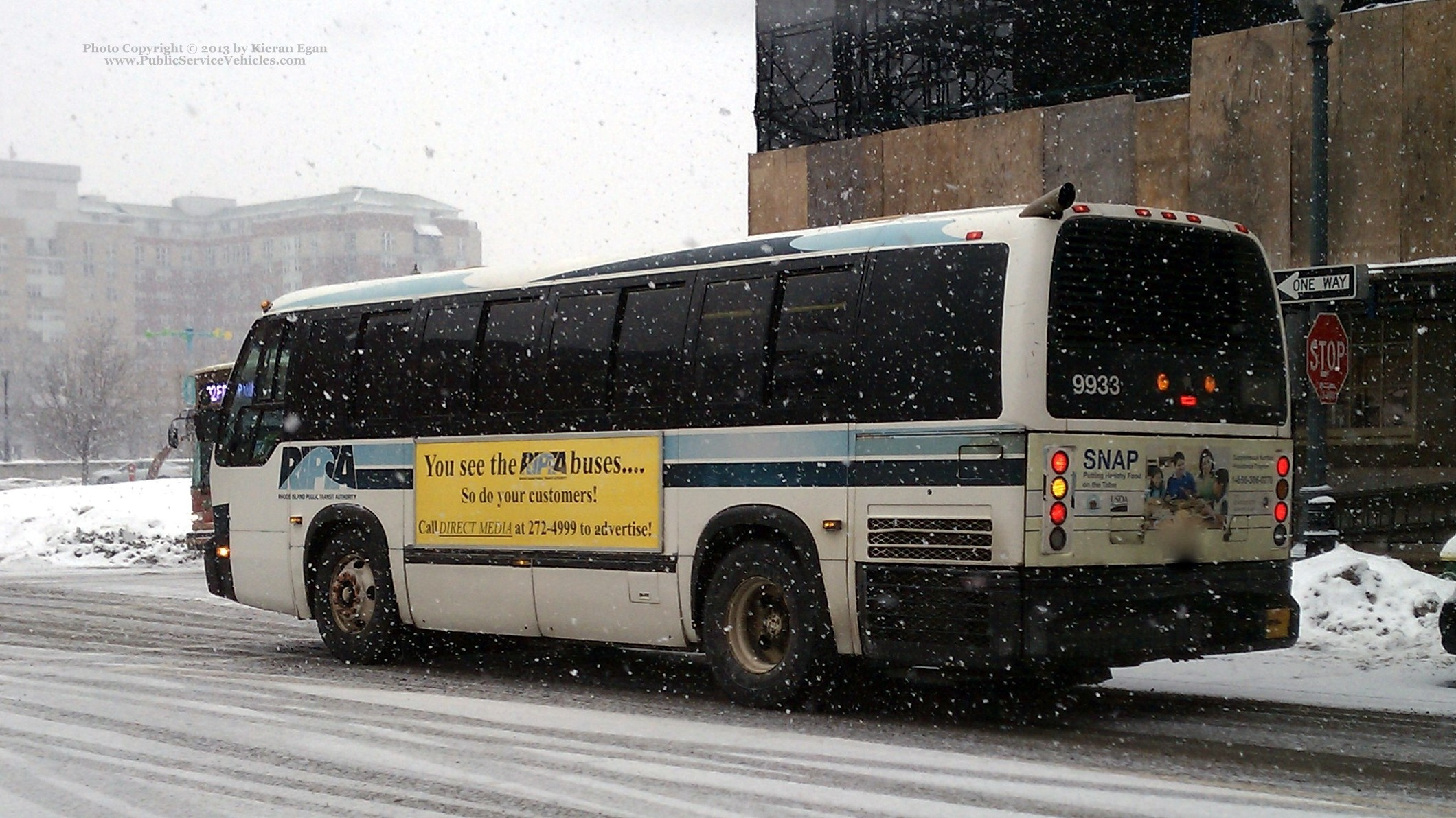 A photo  of Rhode Island Public Transit Authority
            Bus 9933, a 1999 Nova Bus RTS RTNFD62             taken by Kieran Egan