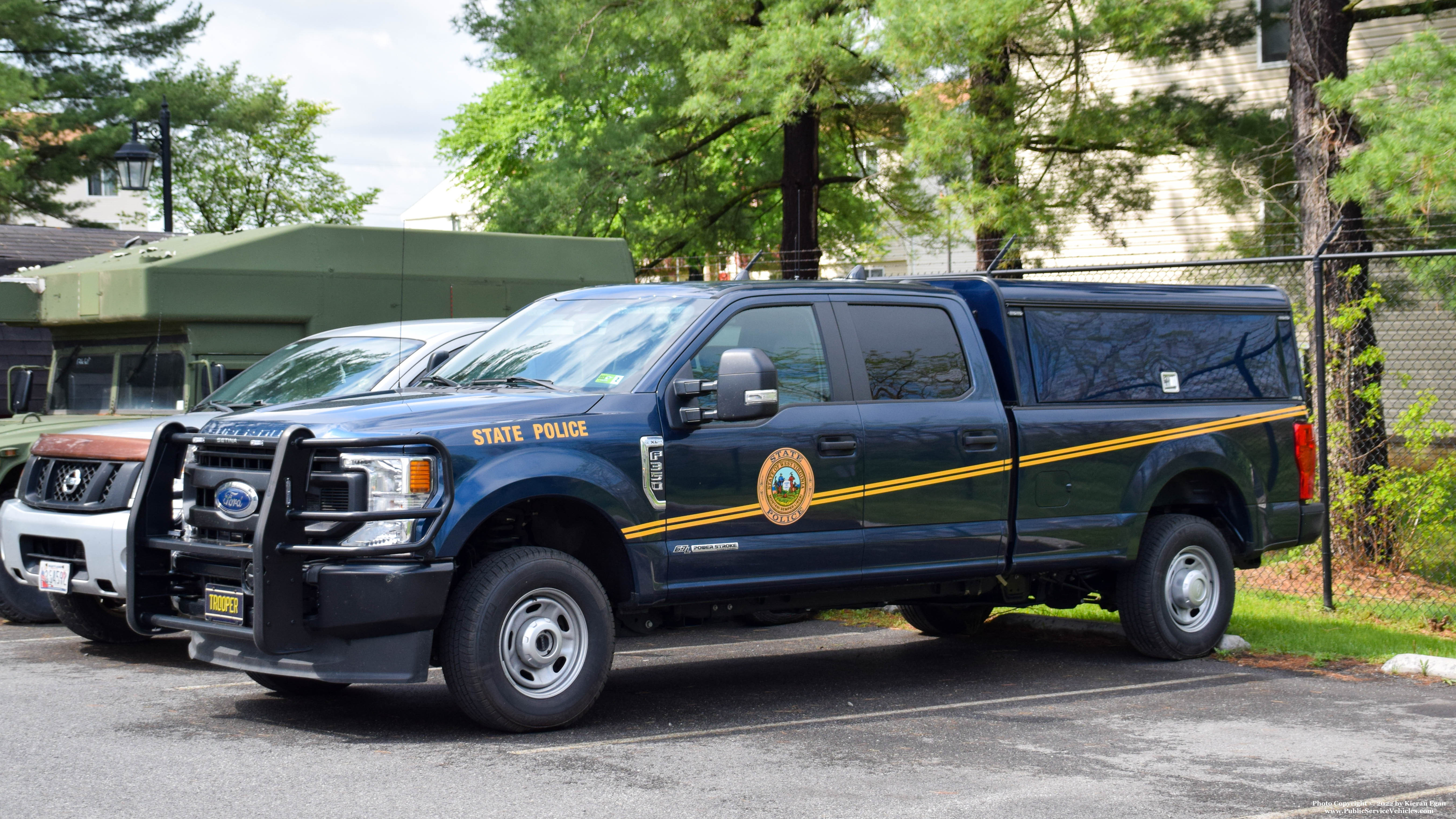 A photo  of West Virginia State Police
            Cruiser 02-10, a 2020 Ford F-350 XL Crew Cab             taken by Kieran Egan