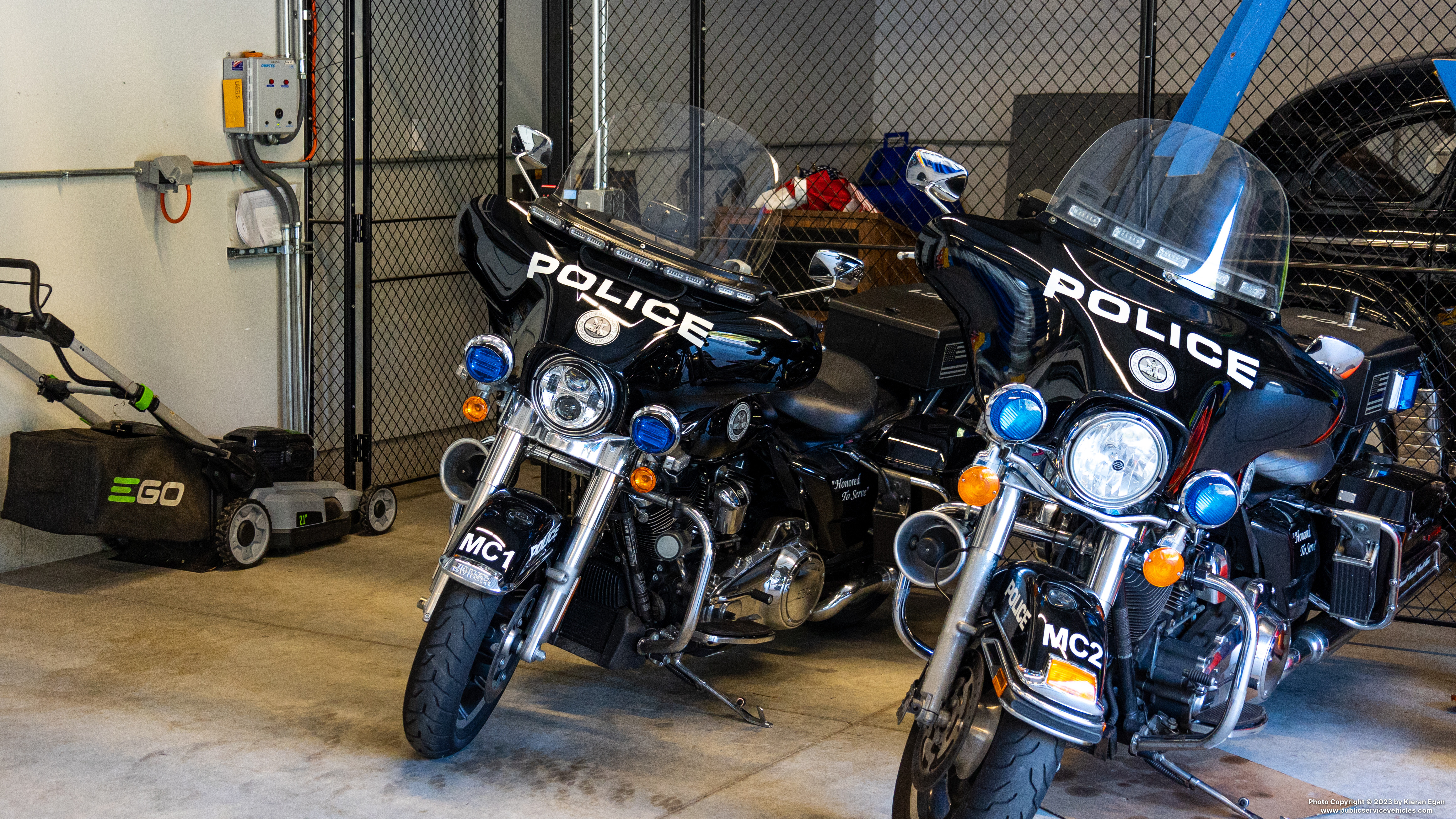 A photo  of Orleans Police
            Motorcycle 1, a 2020-2022 Harley Davidson Electra Glide             taken by Kieran Egan