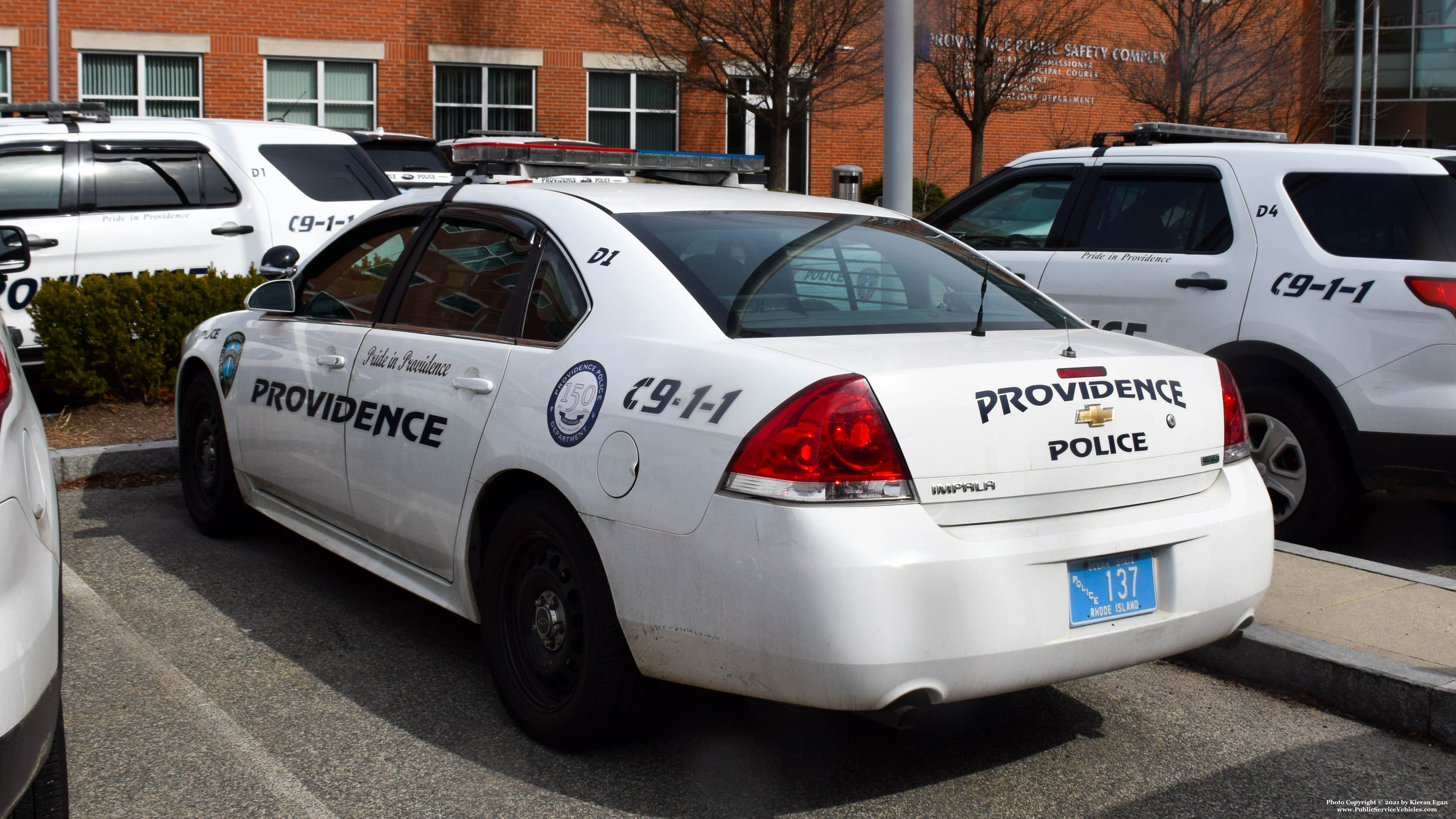 A photo  of Providence Police
            Cruiser 137, a 2006-2013 Chevrolet Impala             taken by Kieran Egan