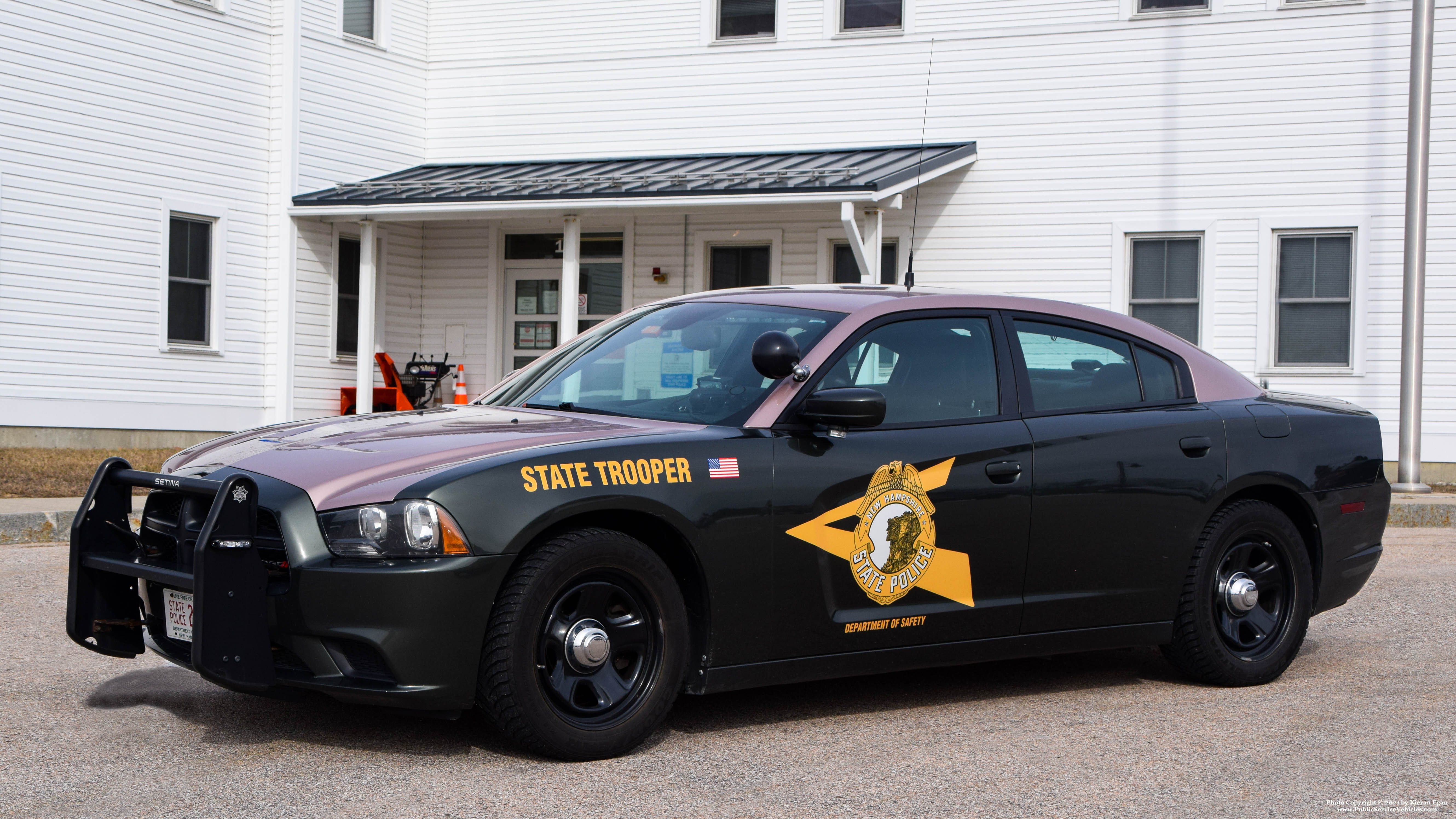 A photo  of New Hampshire State Police
            Cruiser 200, a 2014 Dodge Charger             taken by Kieran Egan