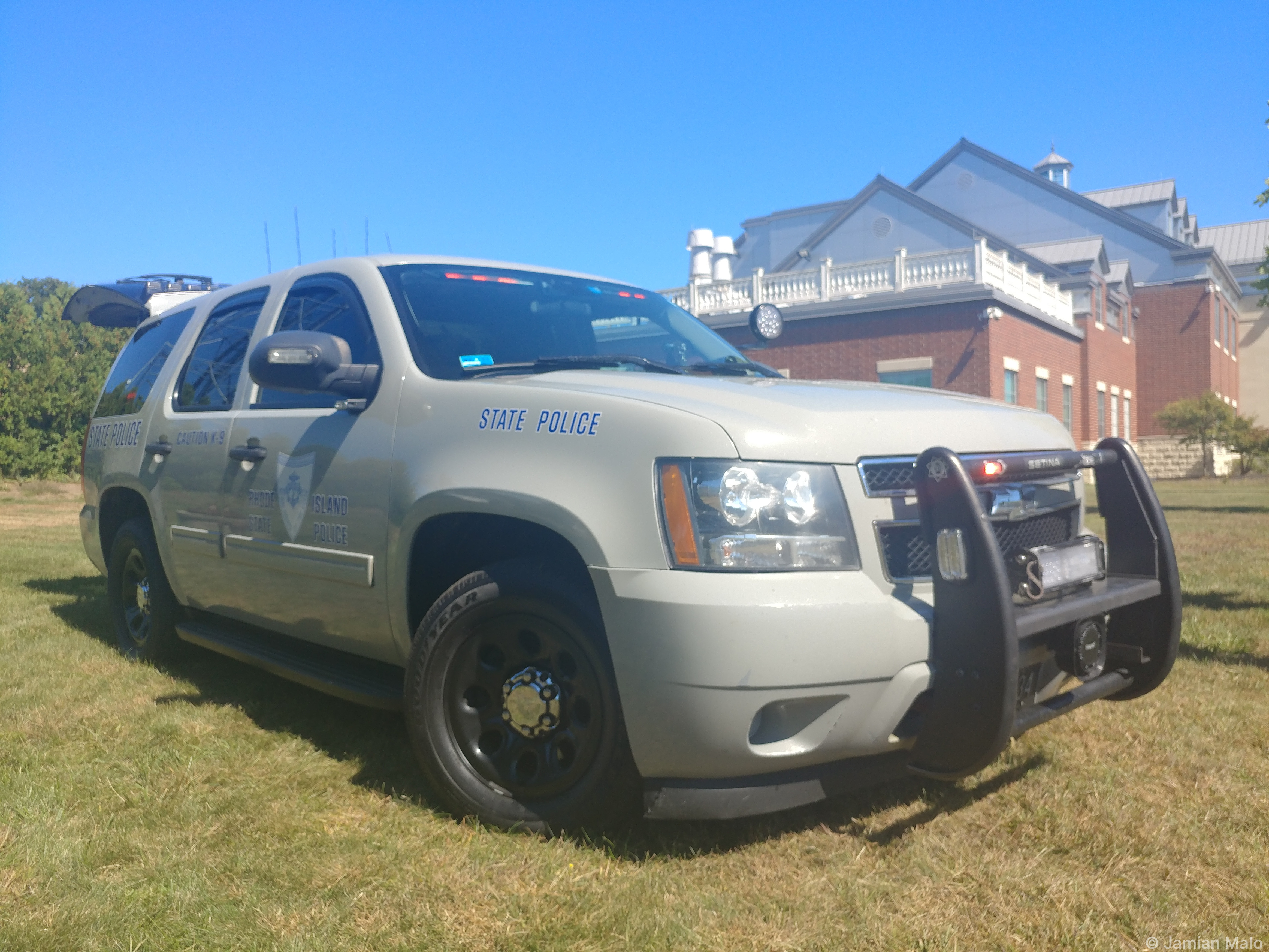 A photo  of Rhode Island State Police
            Cruiser 234, a 2013 Chevrolet Tahoe             taken by Jamian Malo