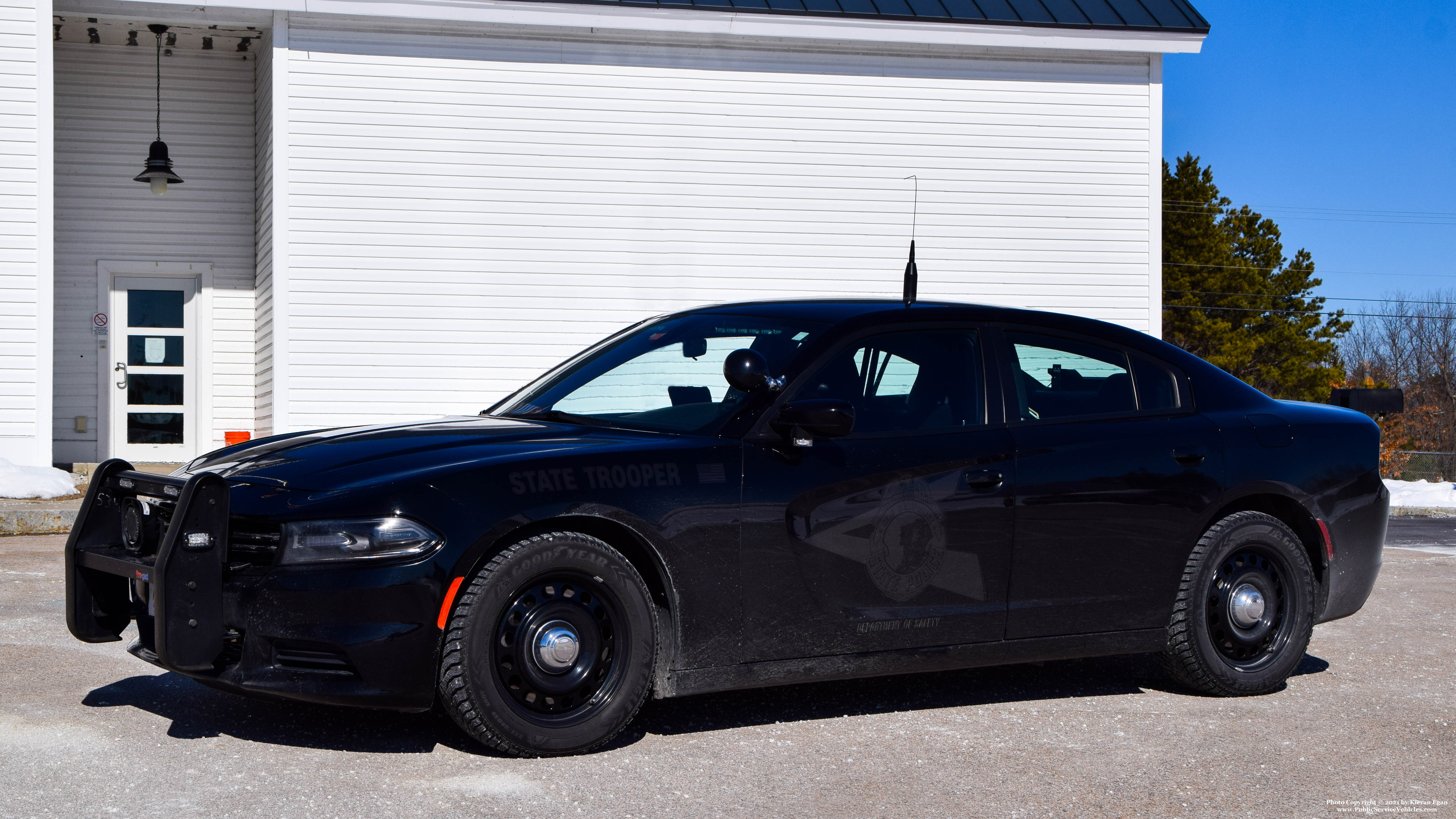 A photo  of New Hampshire State Police
            Cruiser 232, a 2018 Dodge Charger             taken by Kieran Egan