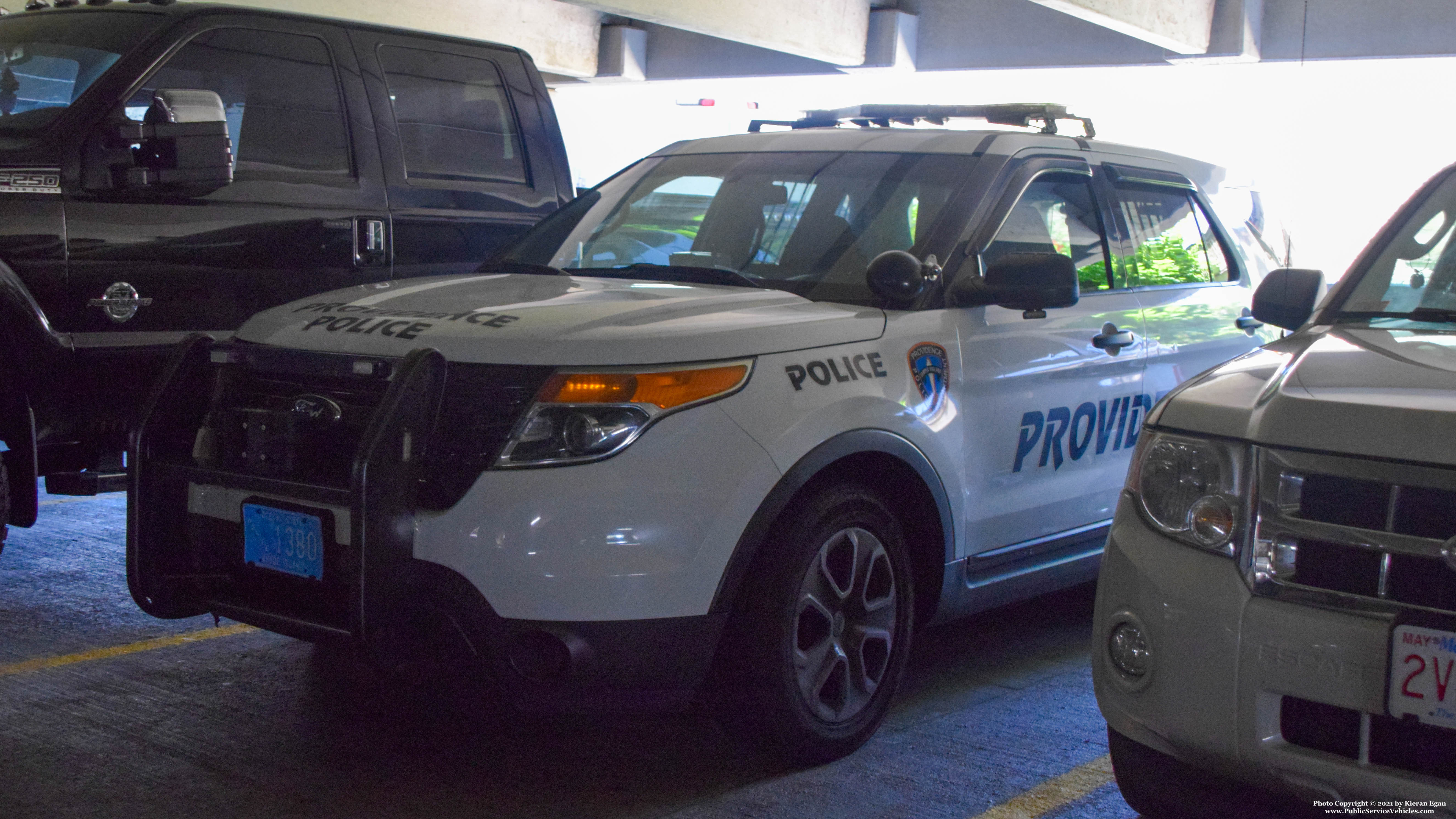 A photo  of Providence Police
            Cruiser 1380, a 2015 Ford Police Interceptor Utility             taken by Kieran Egan