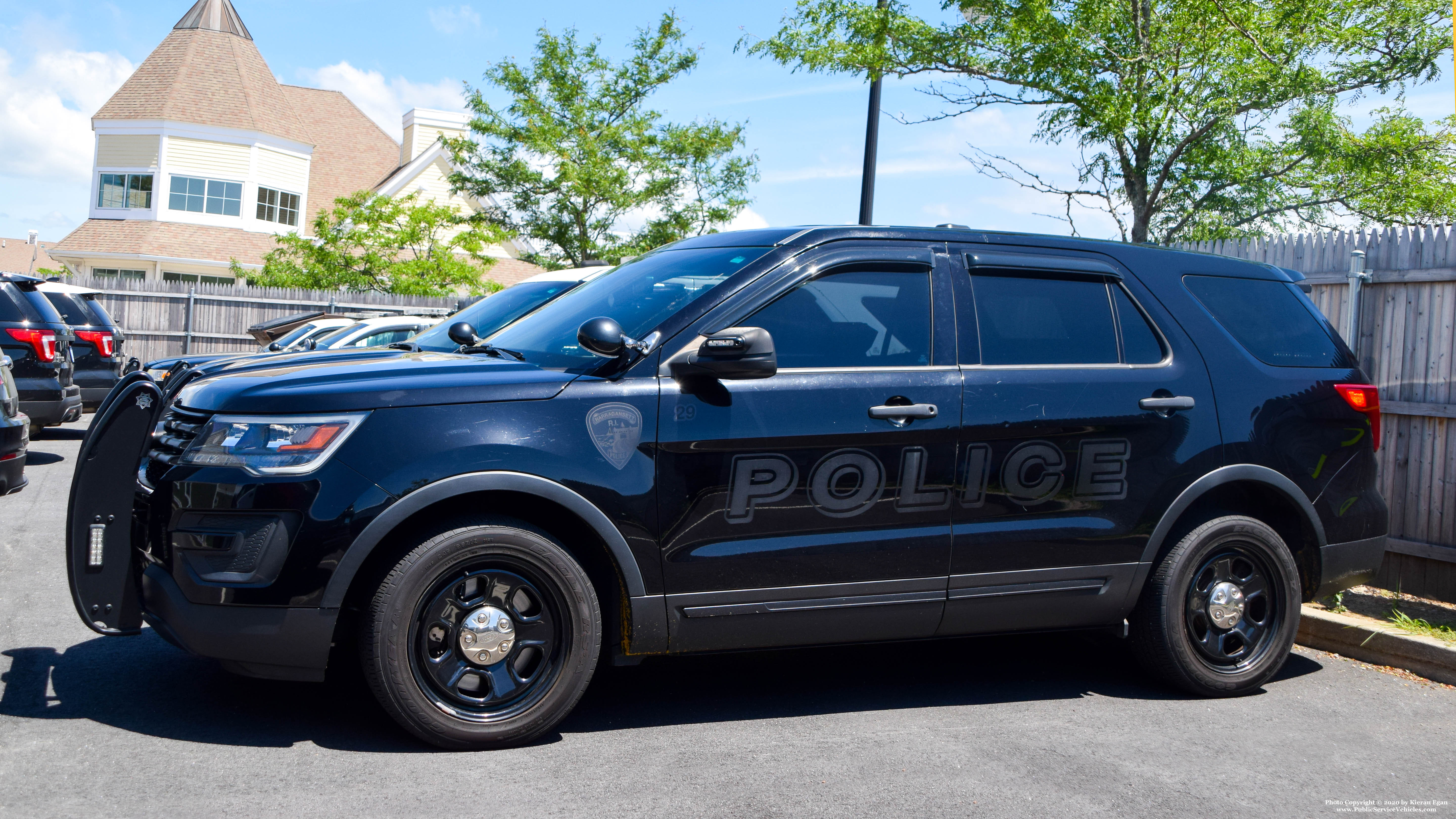 A photo  of Narragansett Police
            Car 29, a 2018 Ford Police Interceptor Utility             taken by Kieran Egan