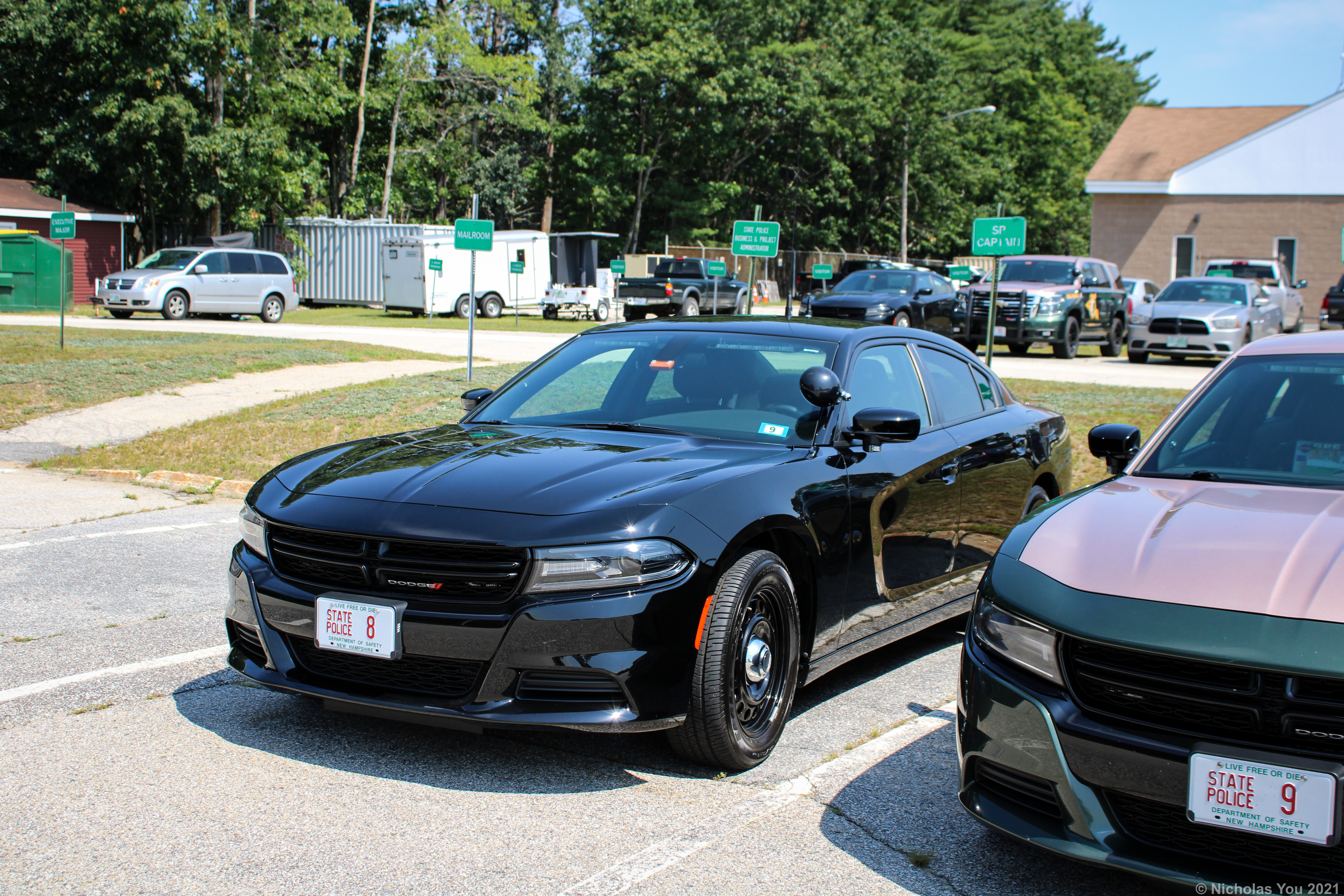 A photo  of New Hampshire State Police
            Cruiser 8, a 2015-2019 Dodge Charger             taken by Nicholas You