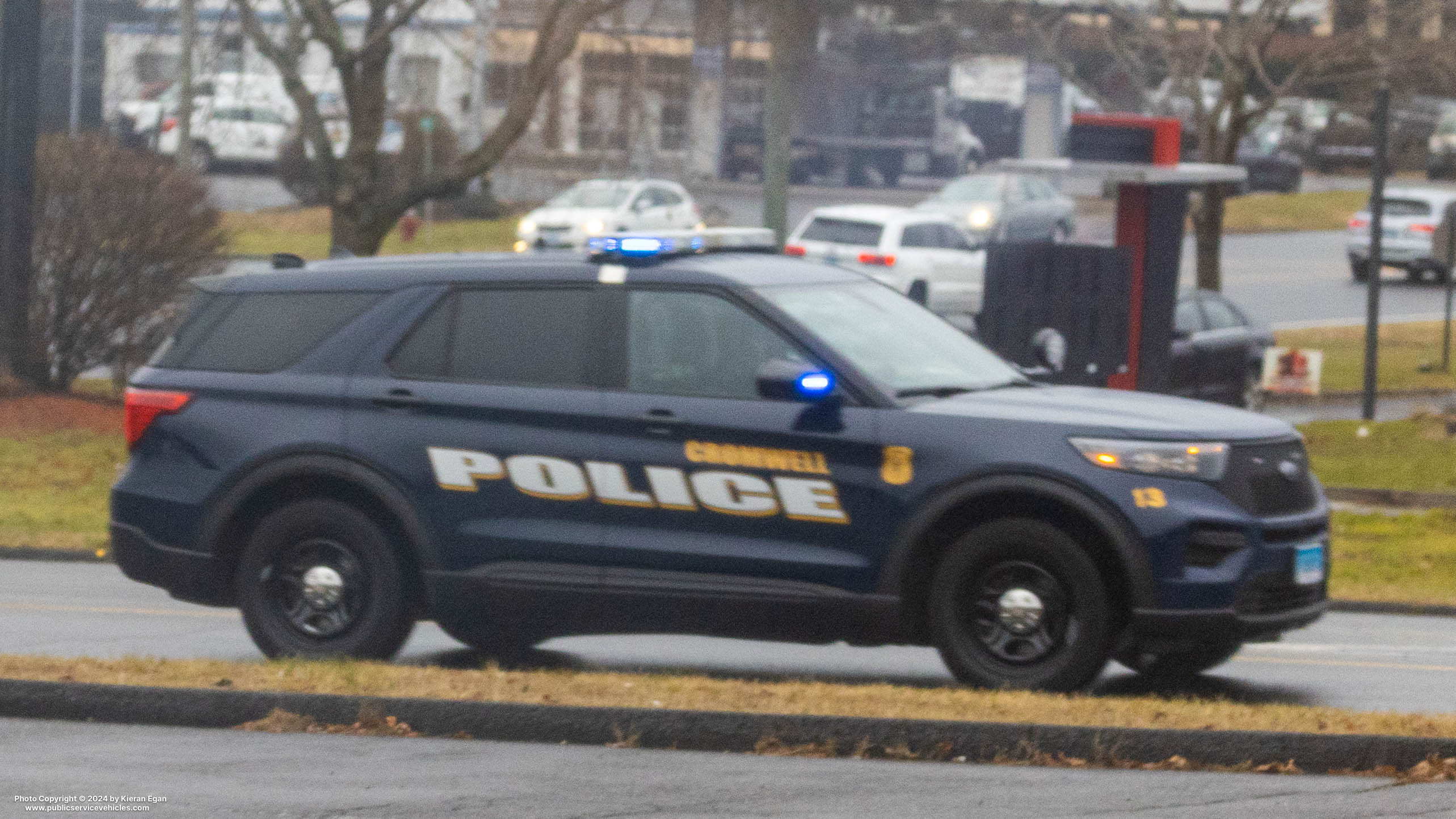 A photo  of Cromwell Police
            Car 13, a 2020-2023 Ford Police Interceptor Utility             taken by Kieran Egan