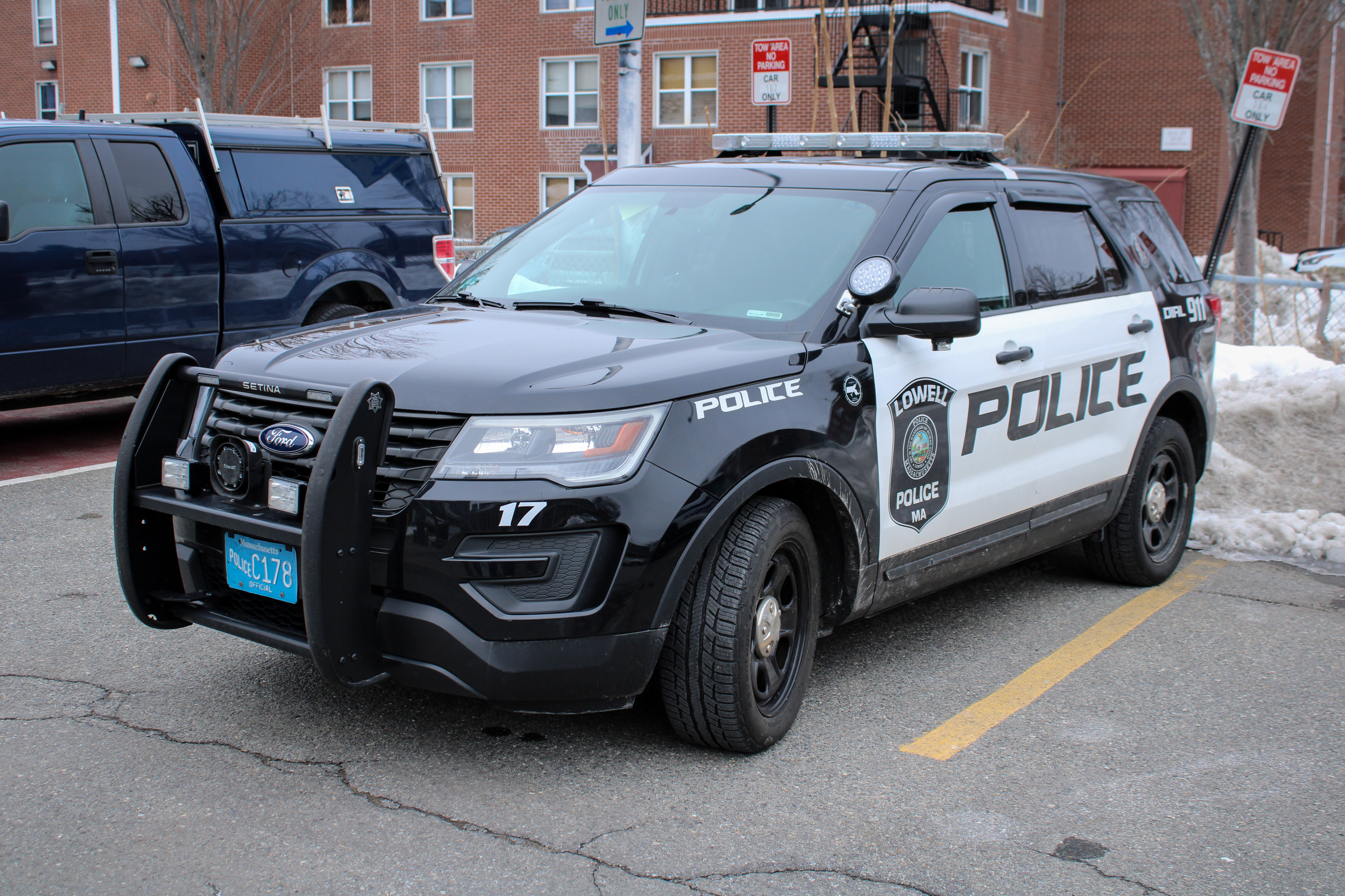 A photo  of Lowell Police
            Car 17, a 2017 Ford Police Interceptor Utility             taken by Nicholas You