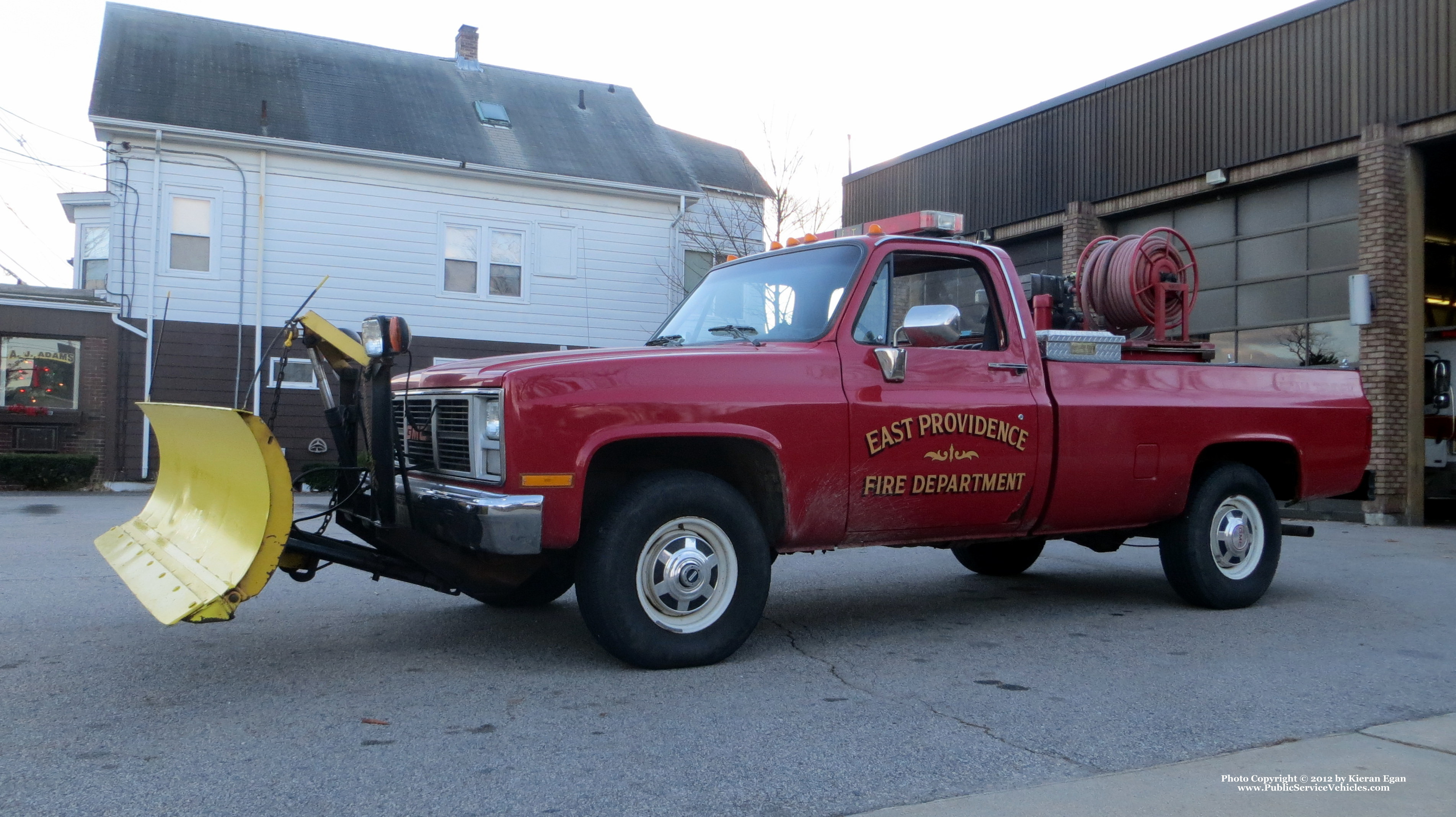 A photo  of East Providence Fire
            Forestry 1, a 1987 GMC Sierra             taken by Kieran Egan