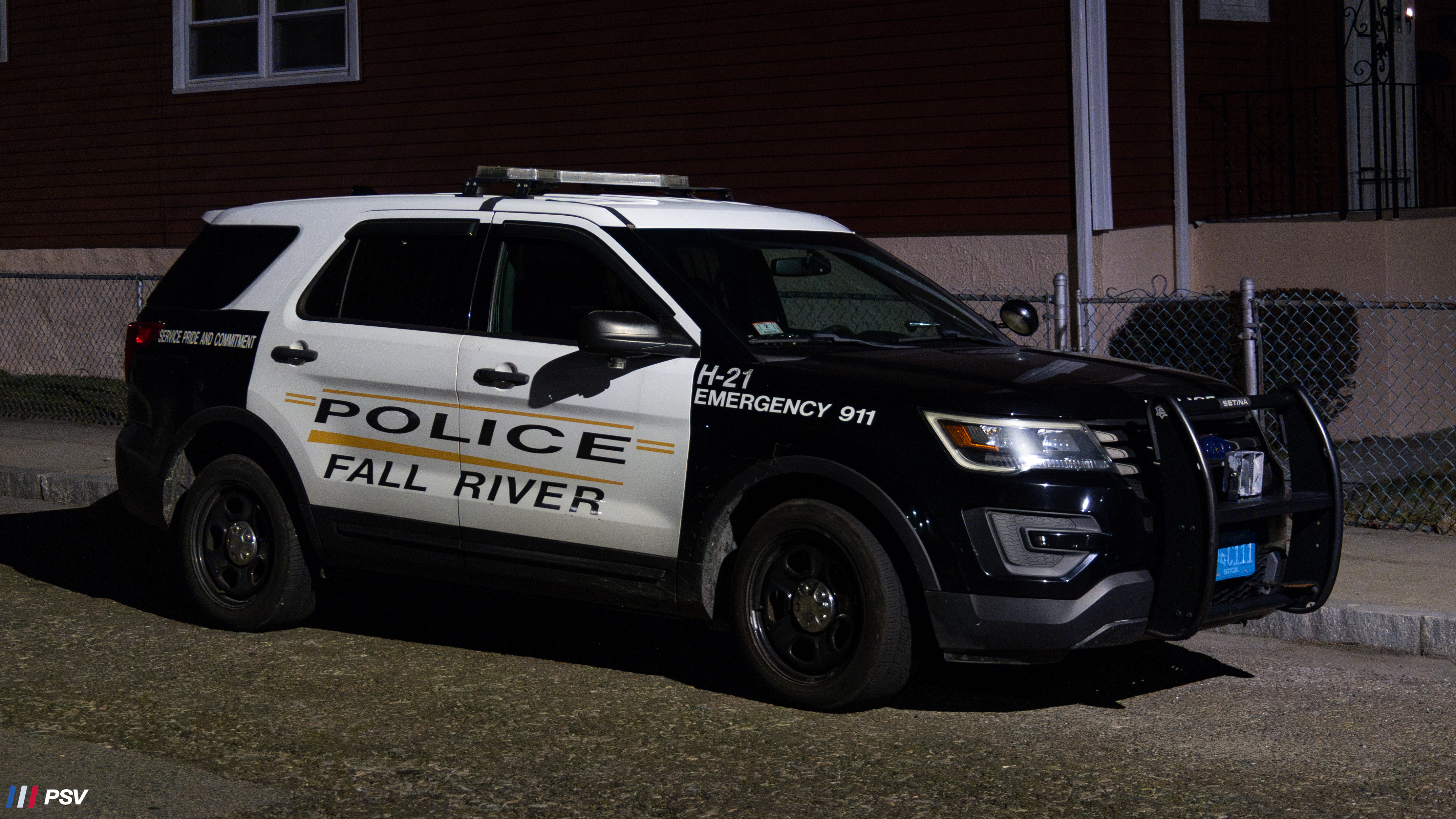A photo  of Fall River Police
            H-21, a 2016 Ford Police Interceptor Utility             taken by Kieran Egan