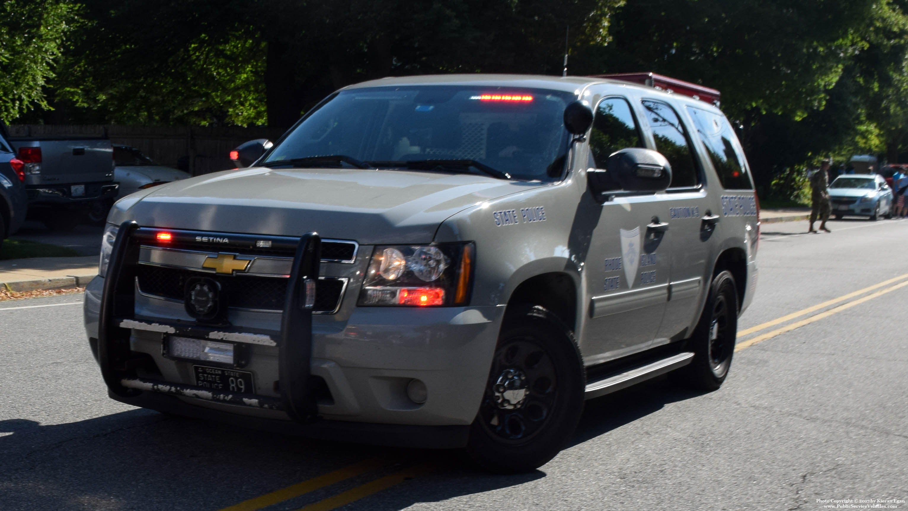 A photo  of Rhode Island State Police
            Cruiser 89, a 2013 Chevrolet Tahoe             taken by Kieran Egan