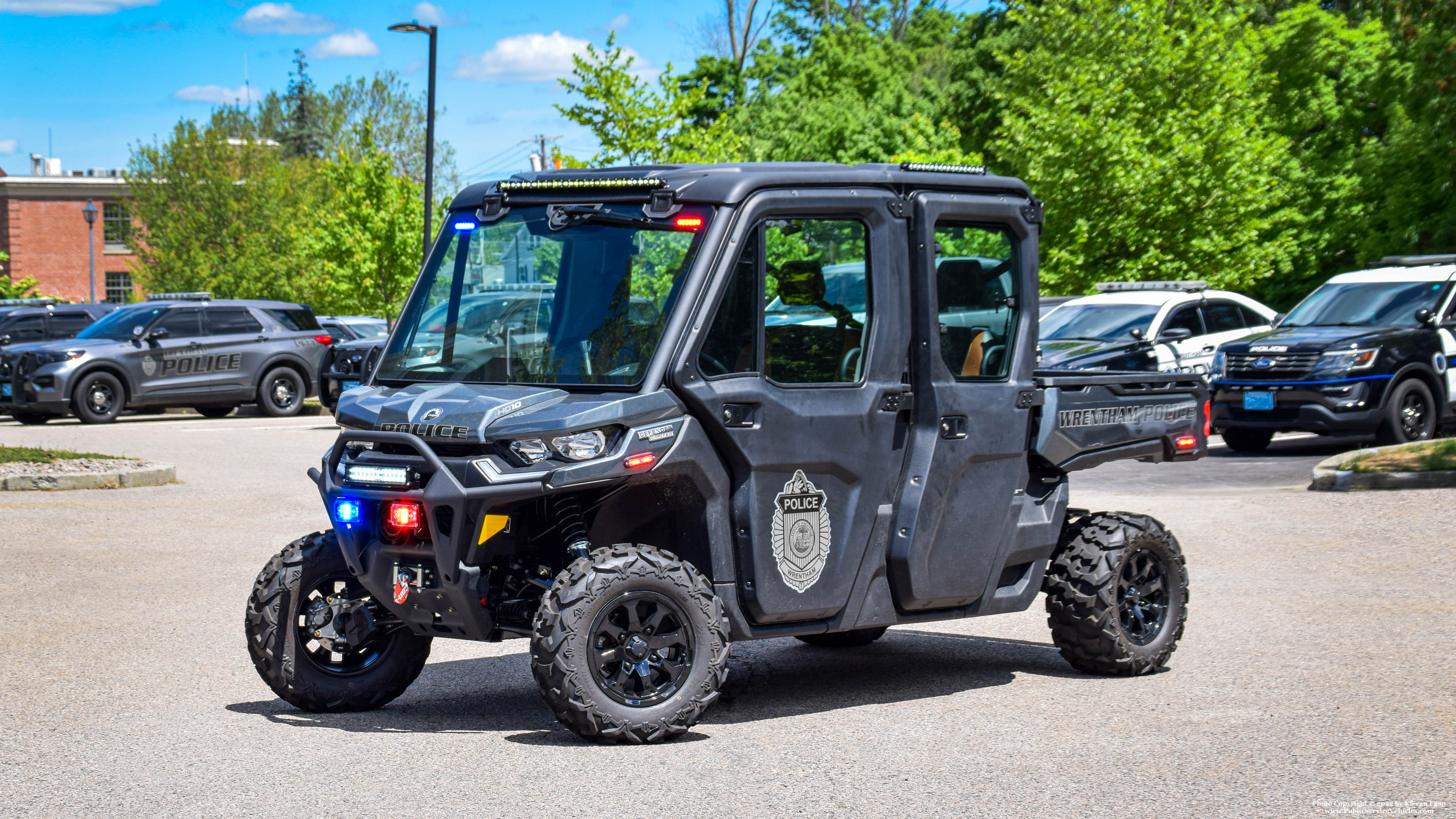 A photo  of Wrentham Police
            Can-Am, a 2021 Can-Am Defender HD10             taken by Kieran Egan