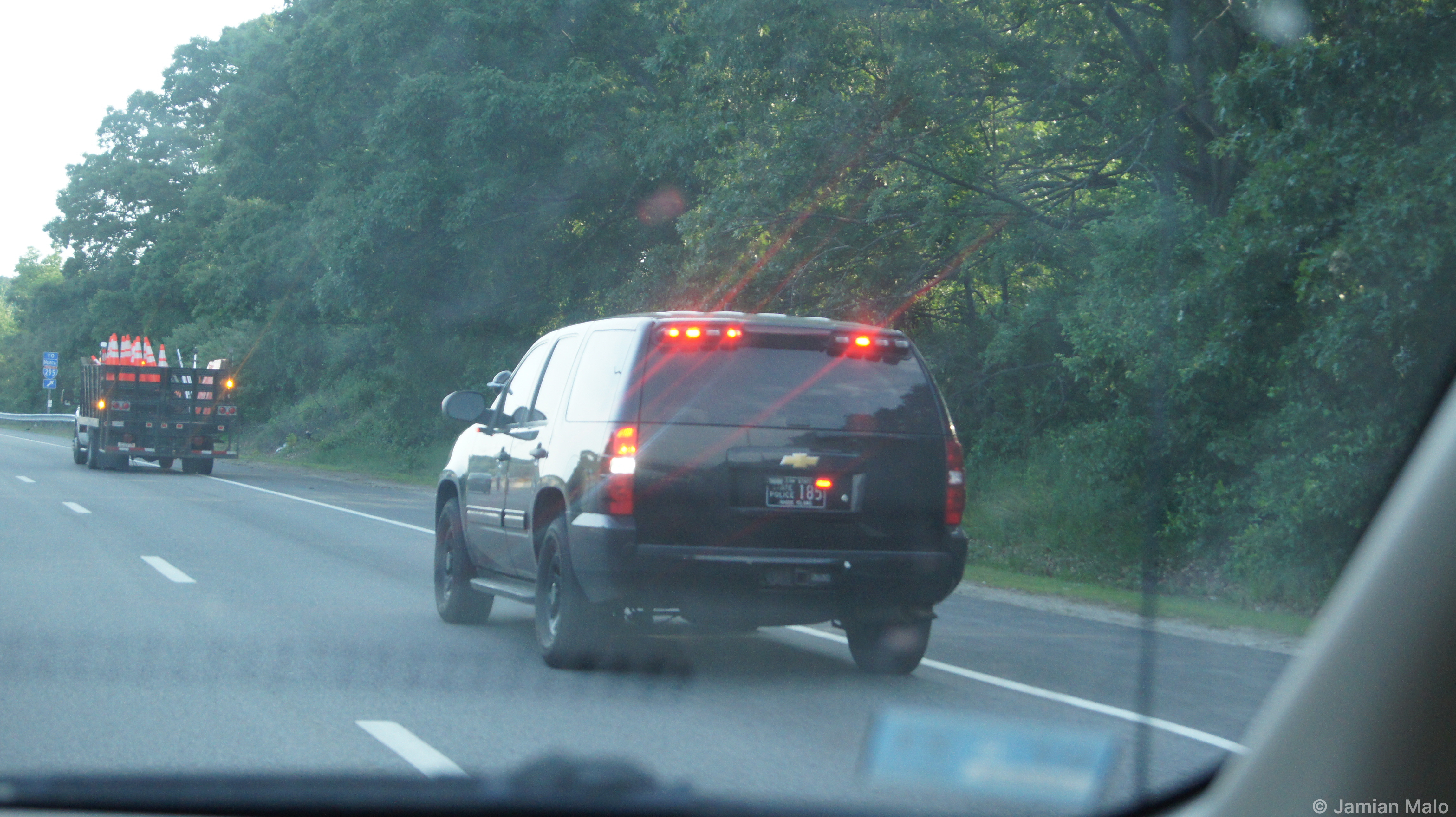 A photo  of Rhode Island State Police
            Cruiser 185, a 2013 Chevrolet Tahoe             taken by Jamian Malo